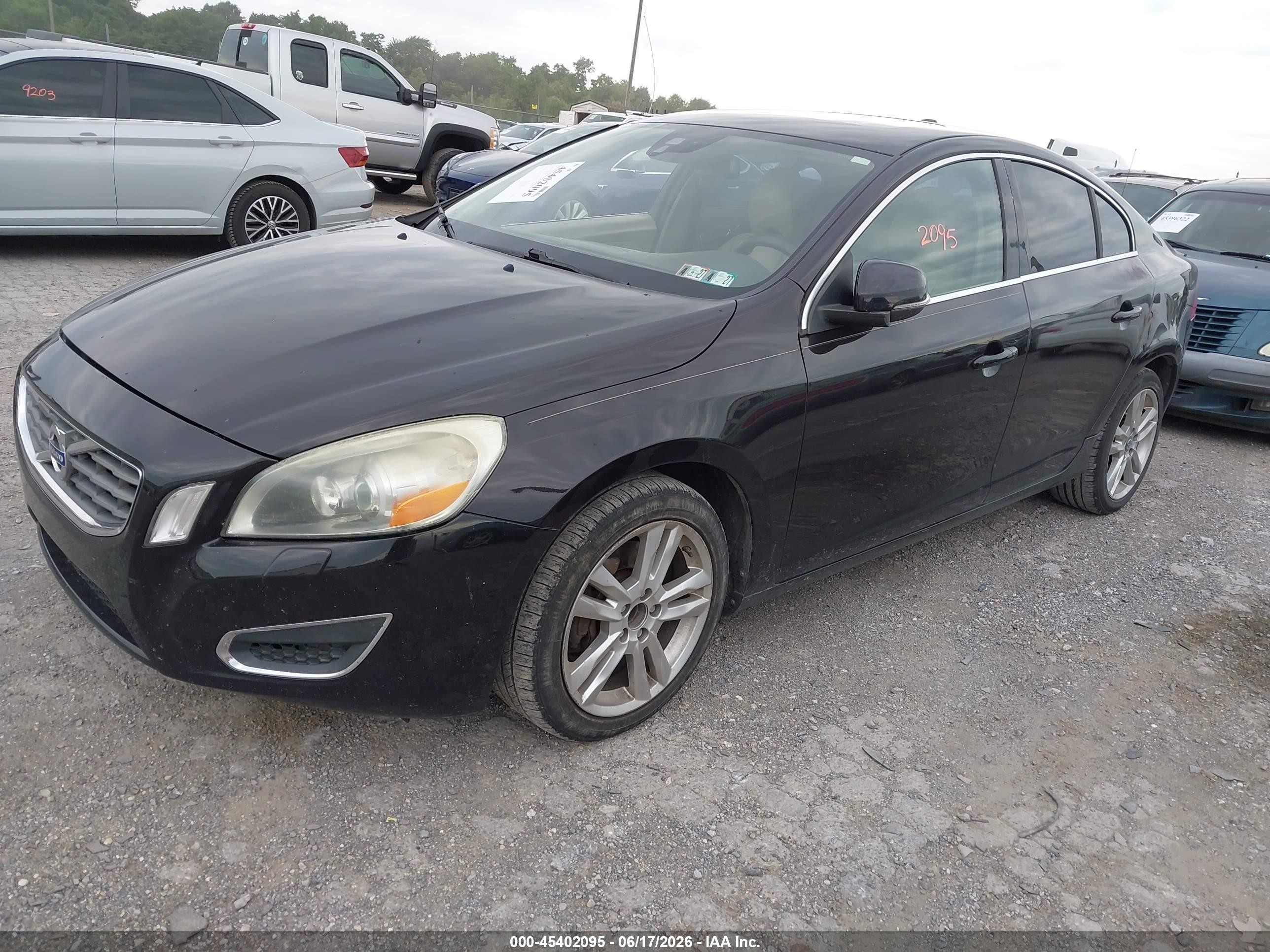 2011 Volvo S60 T6 Black vin: YV1902FH9B2016747