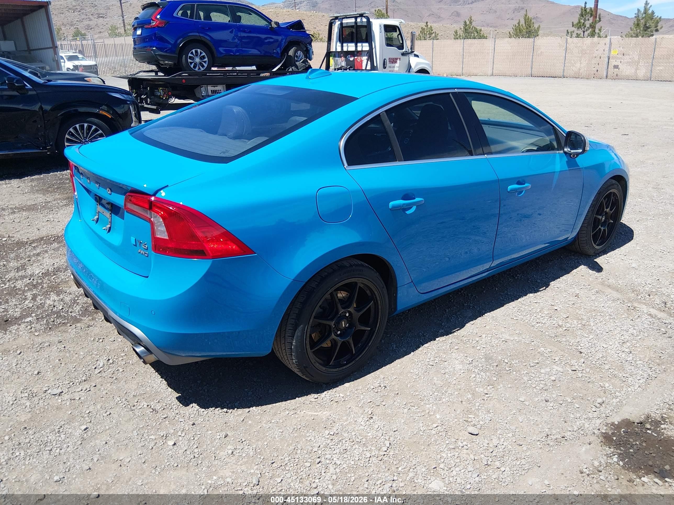 2013 Volvo S60 T6 Blue vin: YV1902FH9D2190076