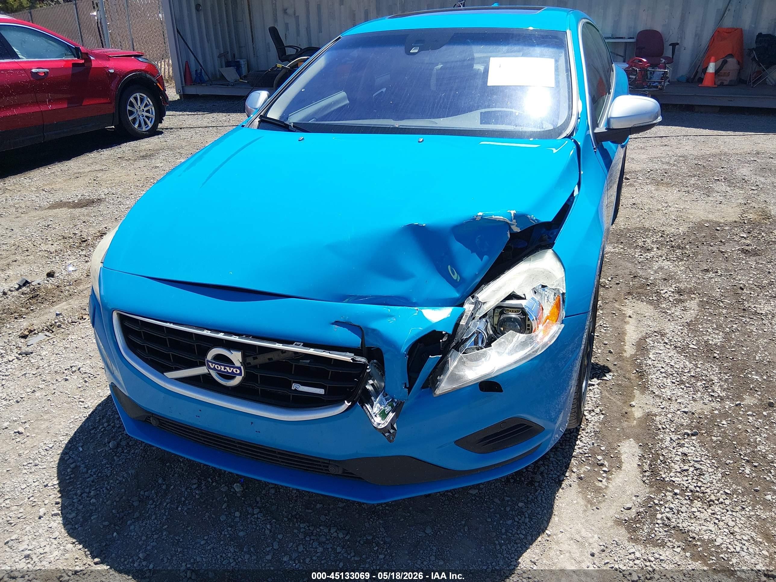 2013 Volvo S60 T6 Blue vin: YV1902FH9D2190076