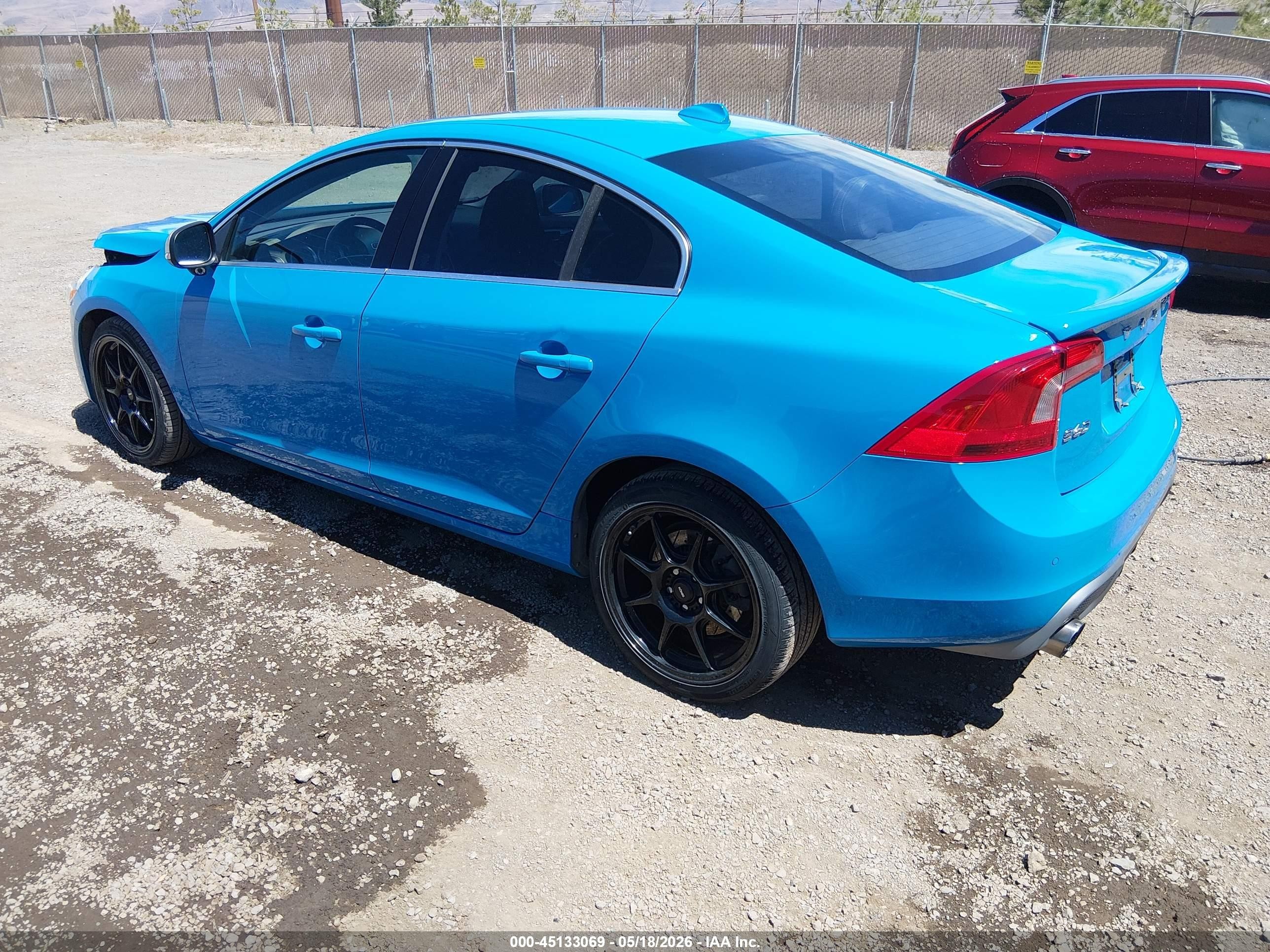 2013 Volvo S60 T6 Blue vin: YV1902FH9D2190076