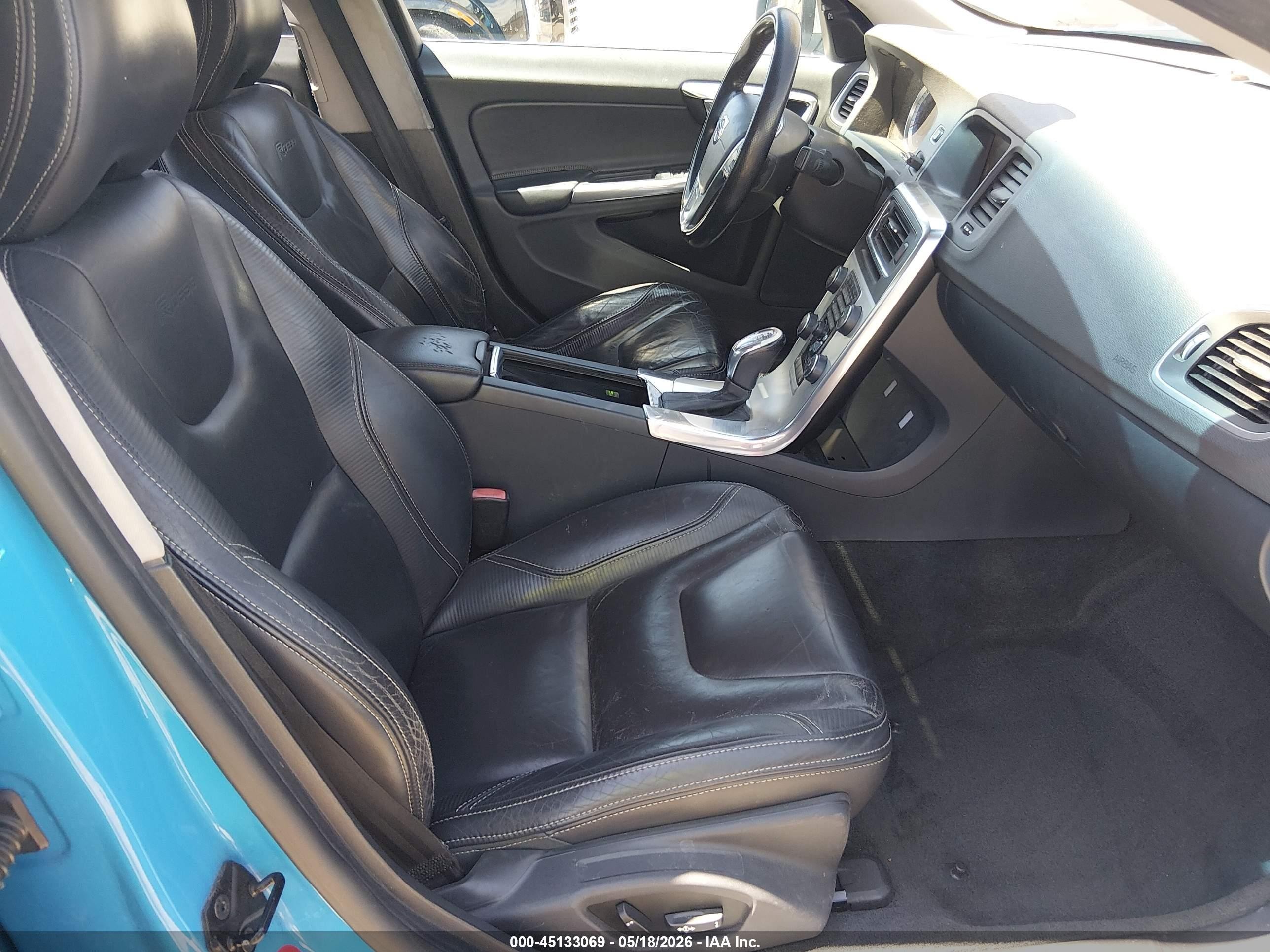 2013 Volvo S60 T6 Blue vin: YV1902FH9D2190076