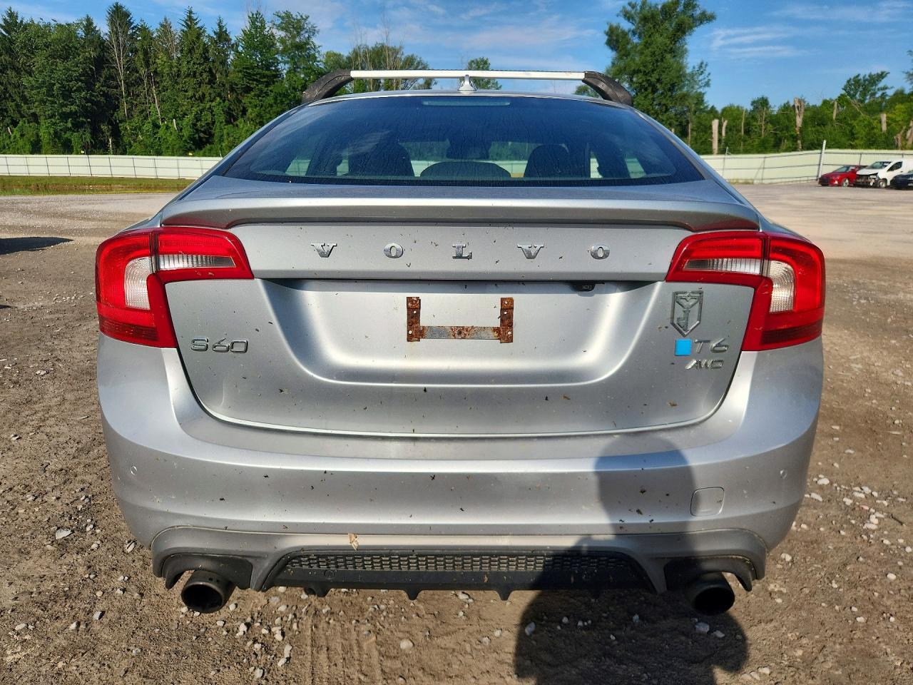 2014 Volvo S60 T6 Silver vin: YV1902FH9E1291674