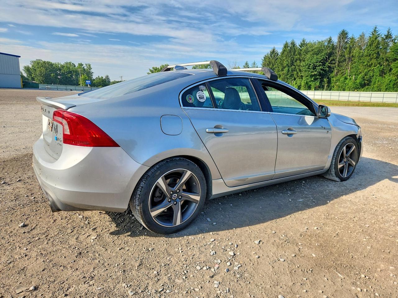 2014 Volvo S60 T6 Silver vin: YV1902FH9E1291674