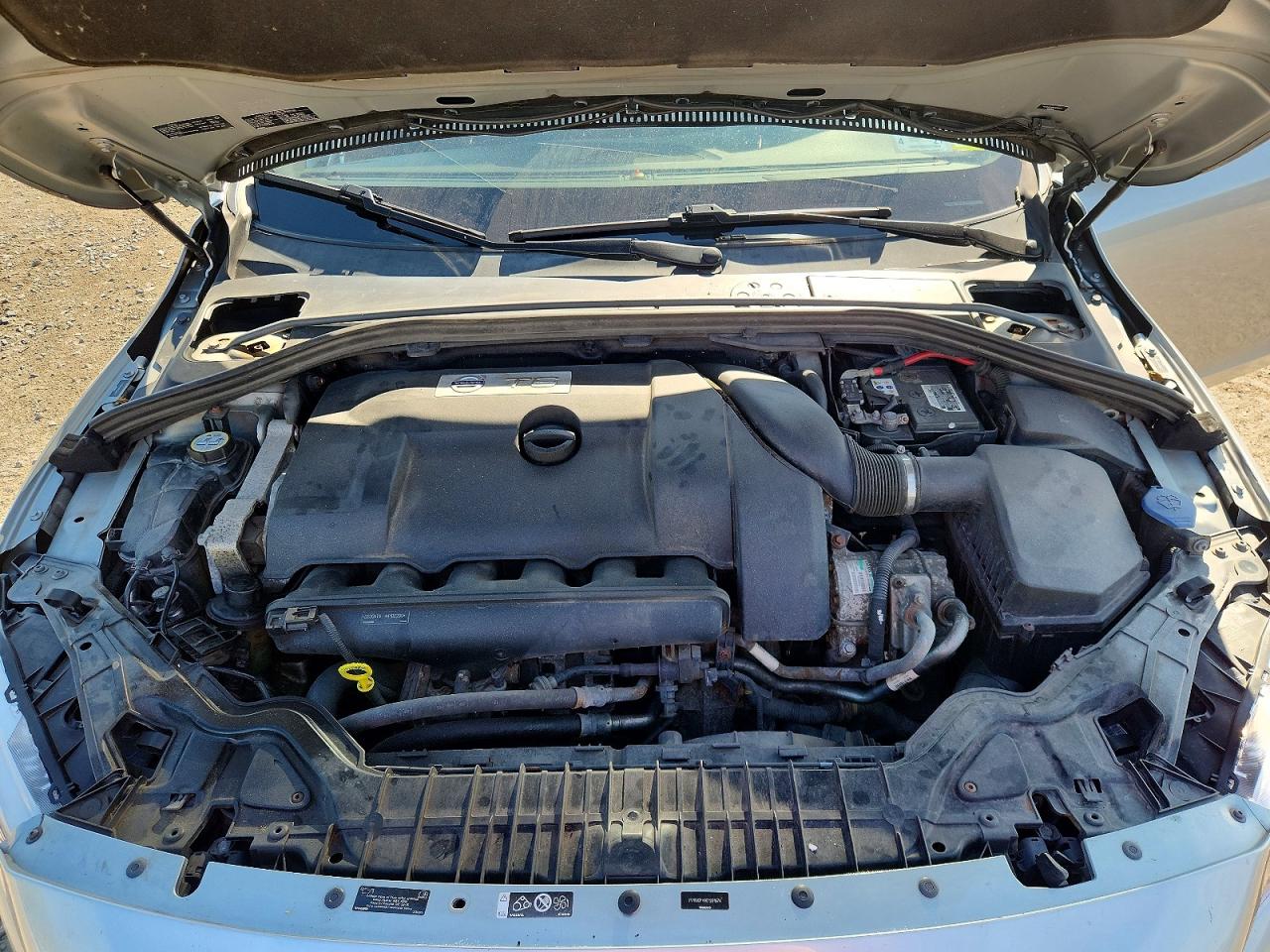 2014 Volvo S60 T6 Silver vin: YV1902FH9E1291674