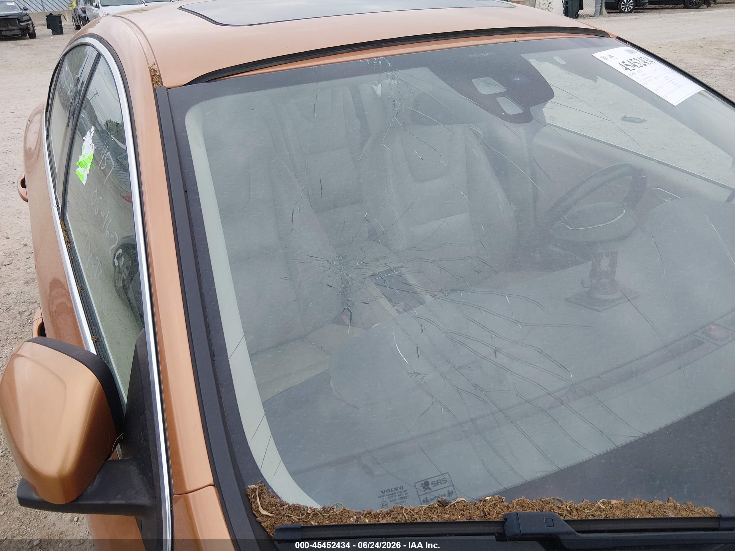 2011 Volvo S60 T6 Orange vin: YV1902FHXB2016496
