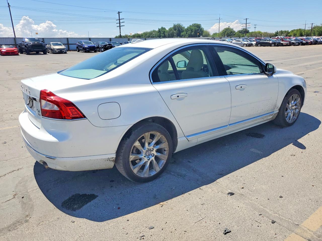 2015 Volvo S80 Premier White vin: YV1902MK0F1192161
