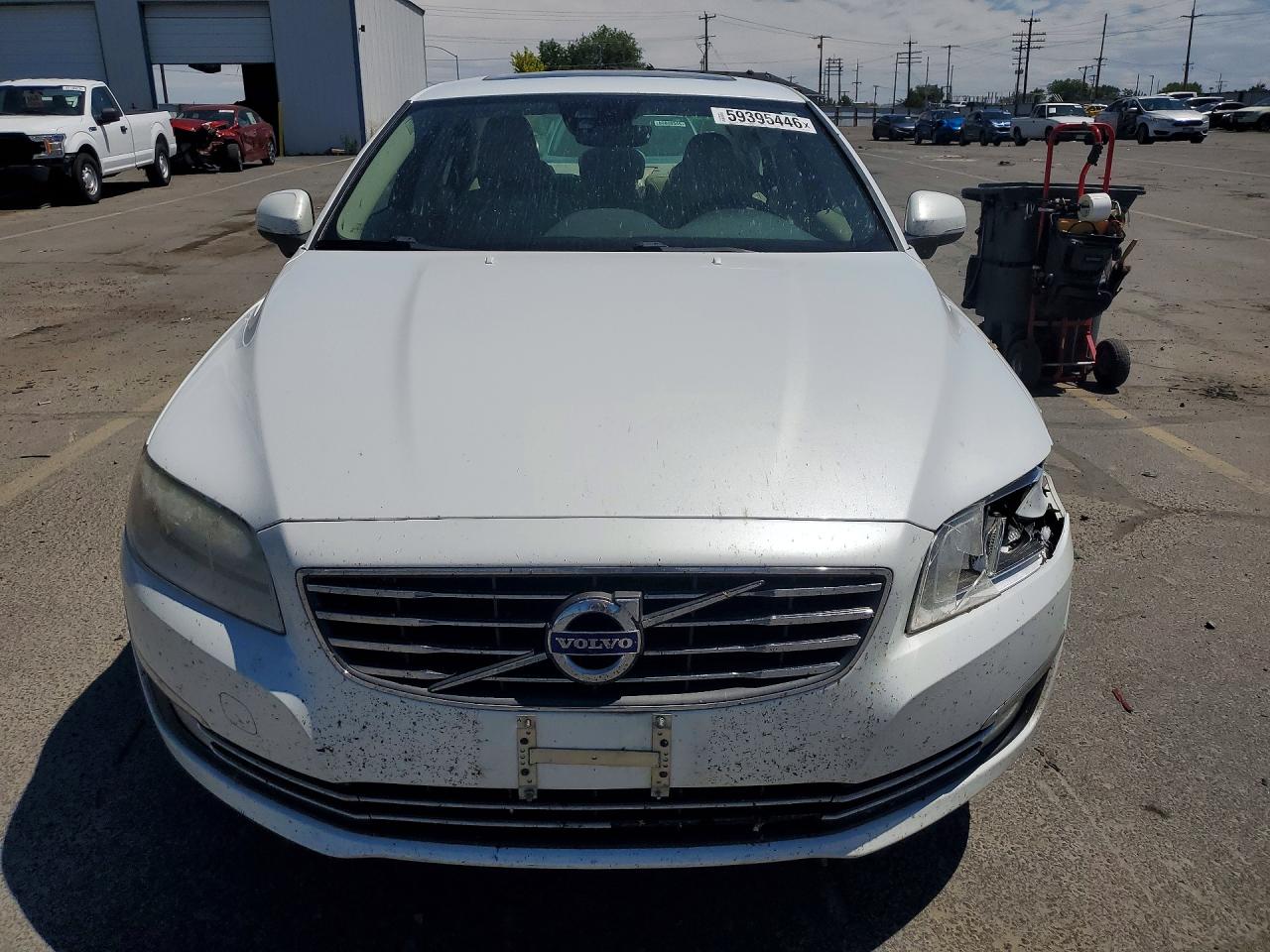 2015 Volvo S80 Premier White vin: YV1902MK0F1192161