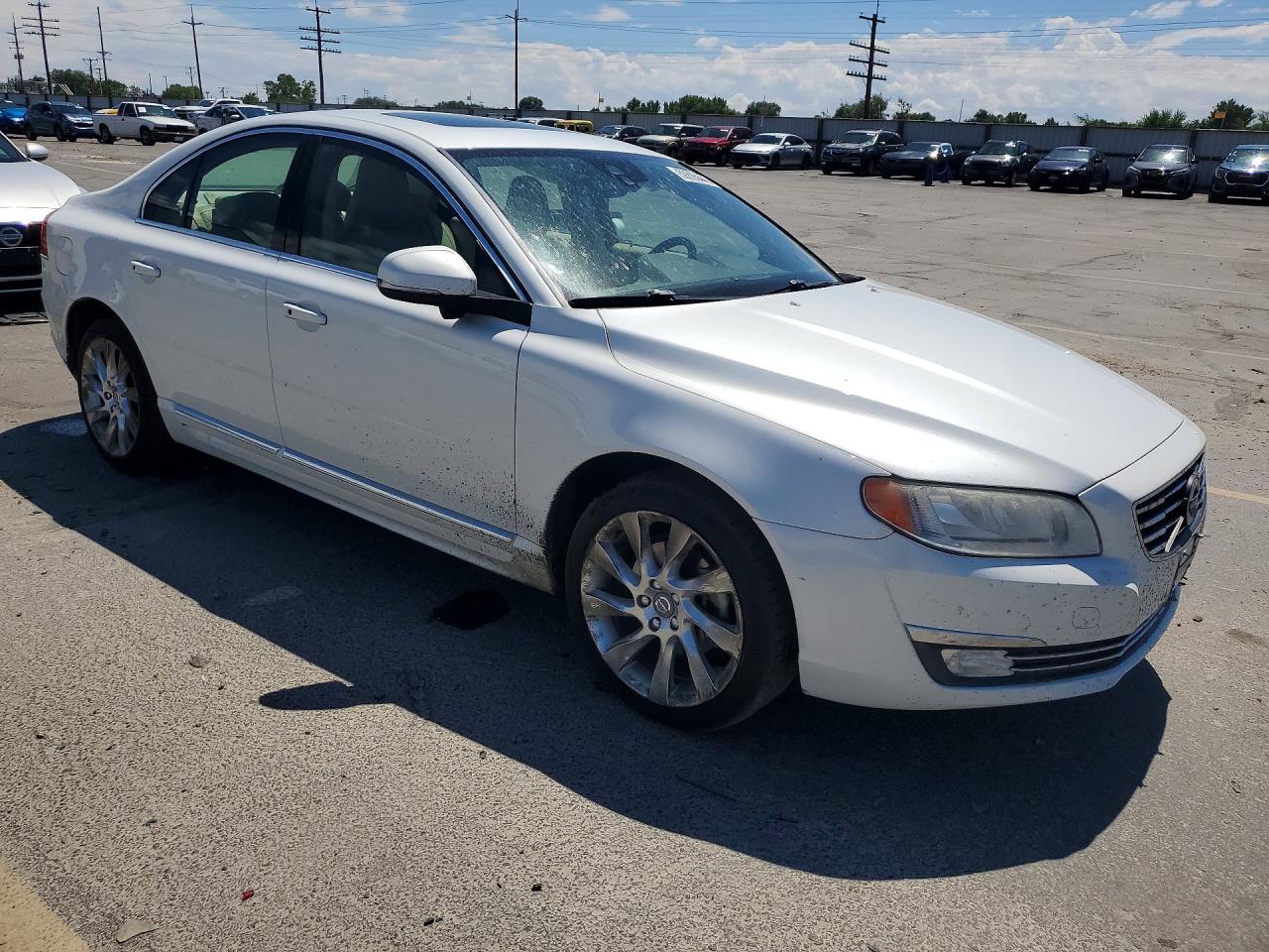 2015 Volvo S80 Premier White vin: YV1902MK0F1192161