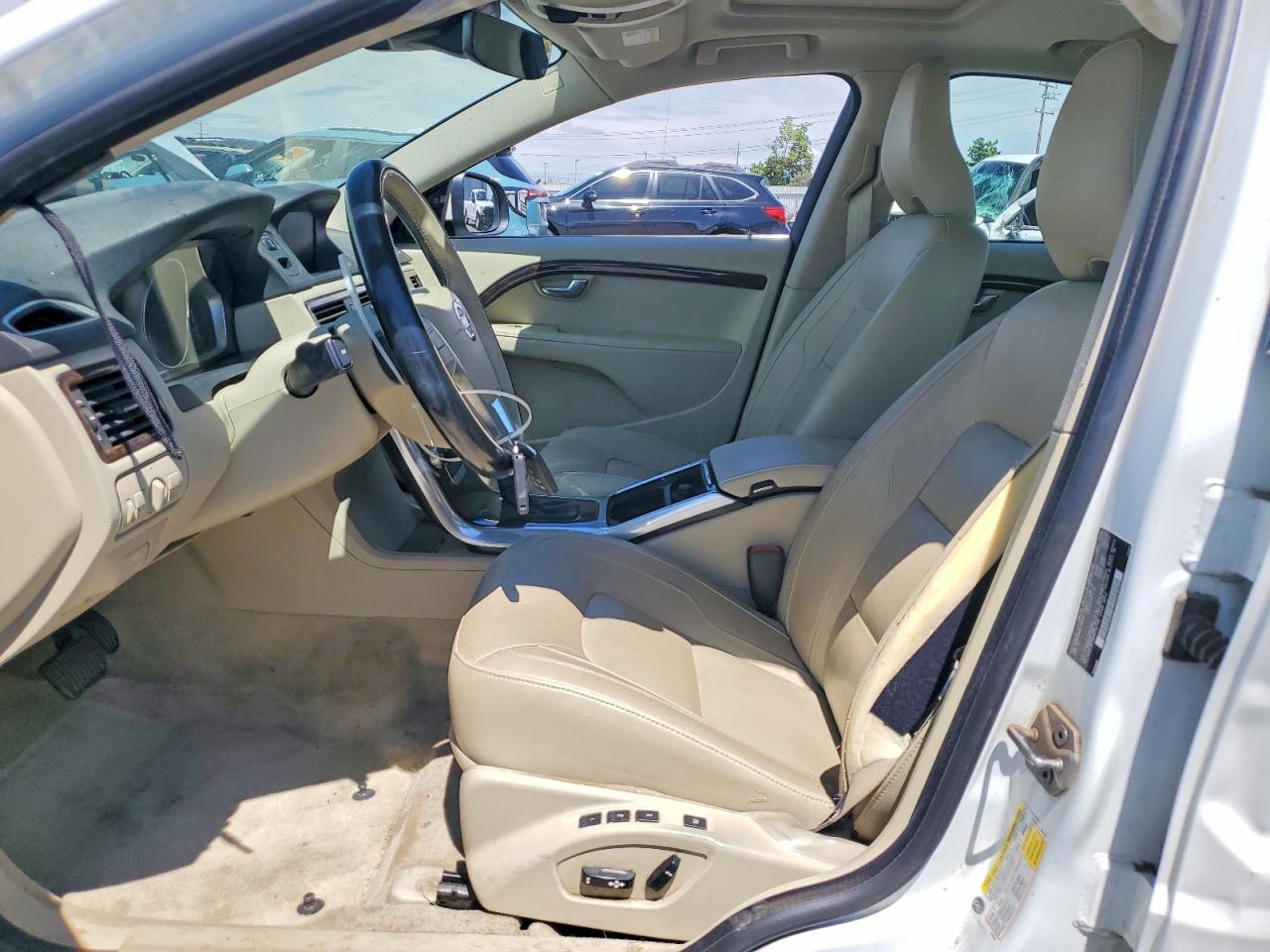 2015 Volvo S80 Premier White vin: YV1902MK0F1192161