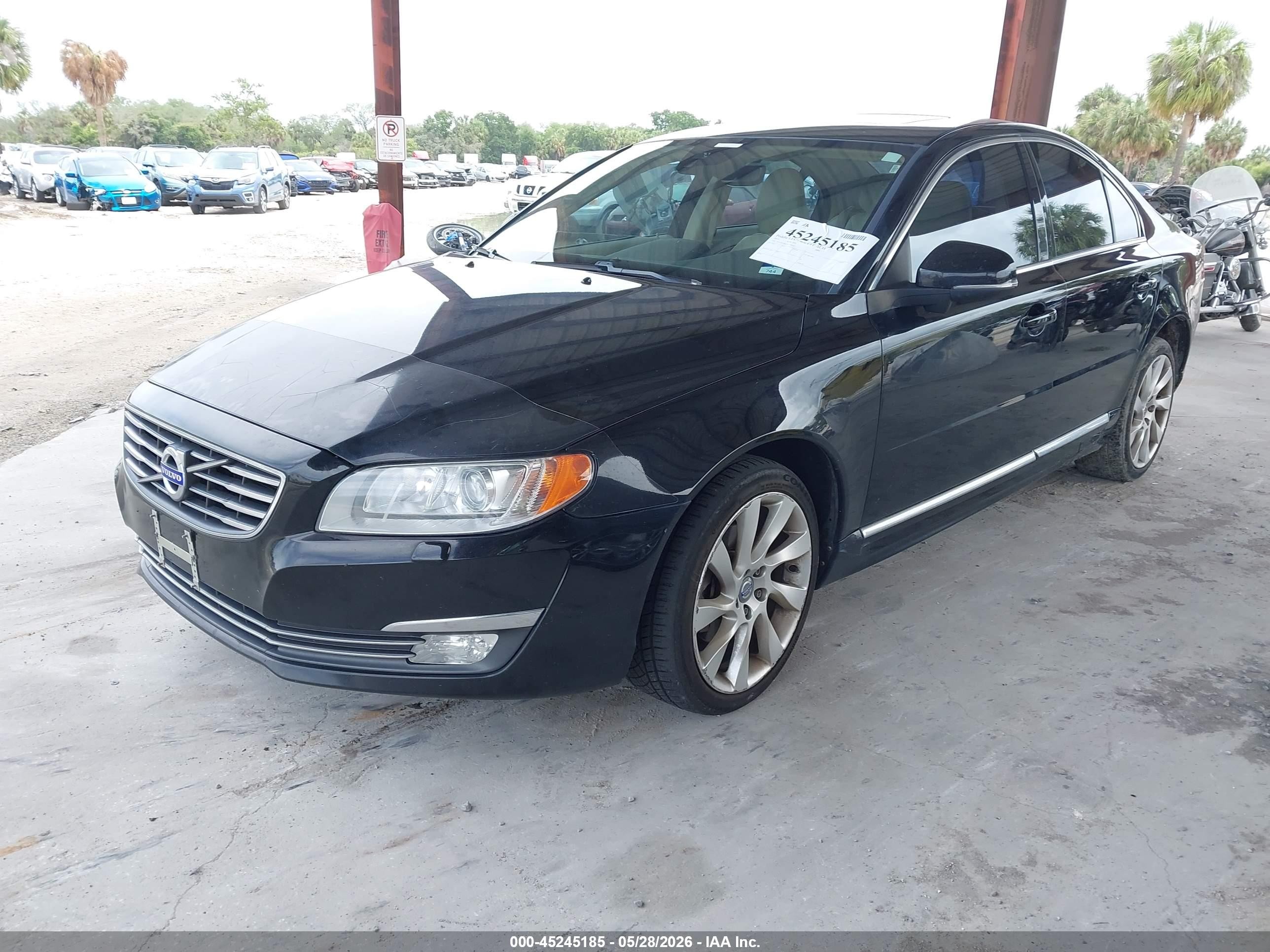 2015 Volvo S80 T6 Black vin: YV1902MKXF1190367
