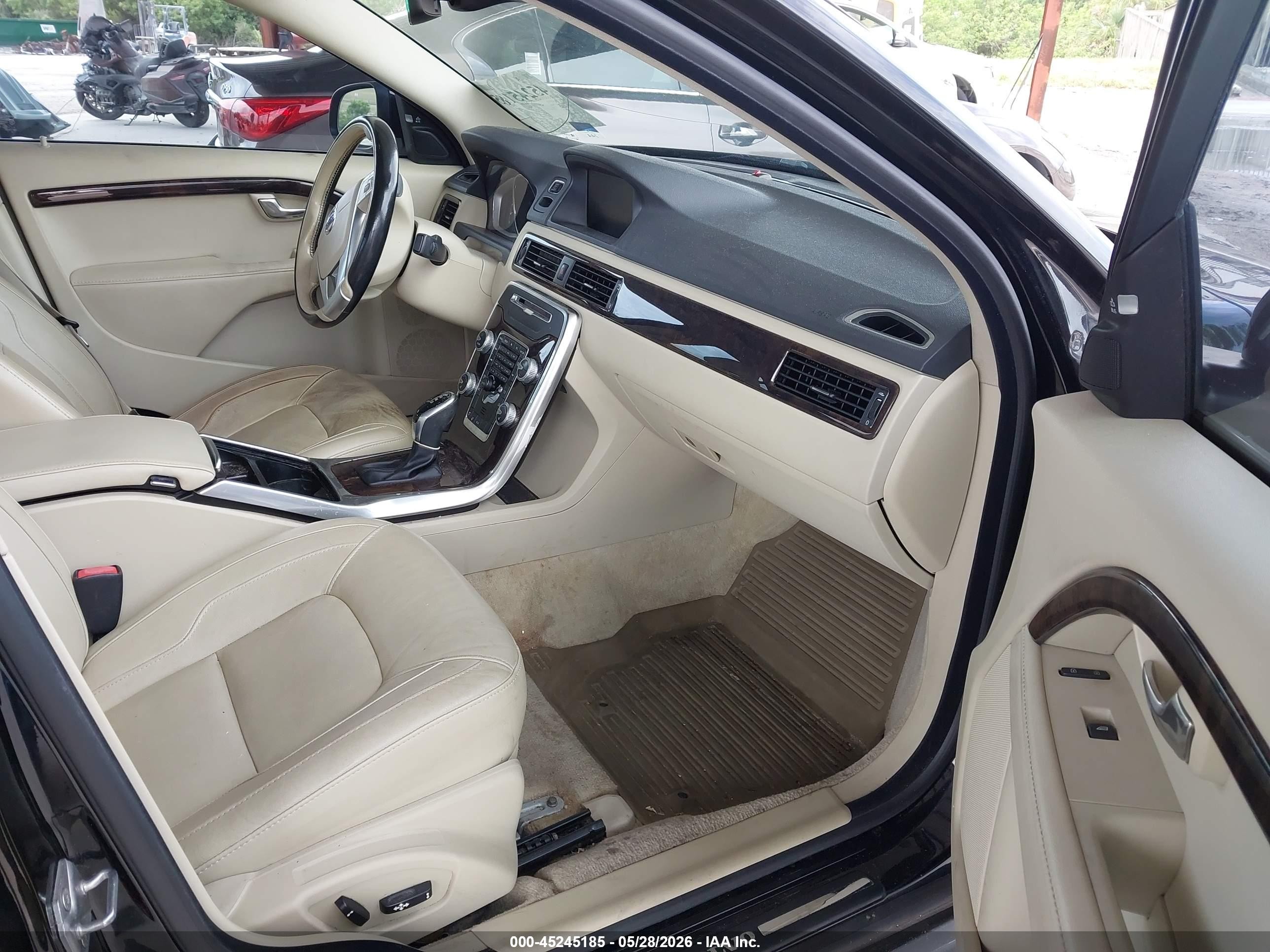 2015 Volvo S80 T6 Black vin: YV1902MKXF1190367