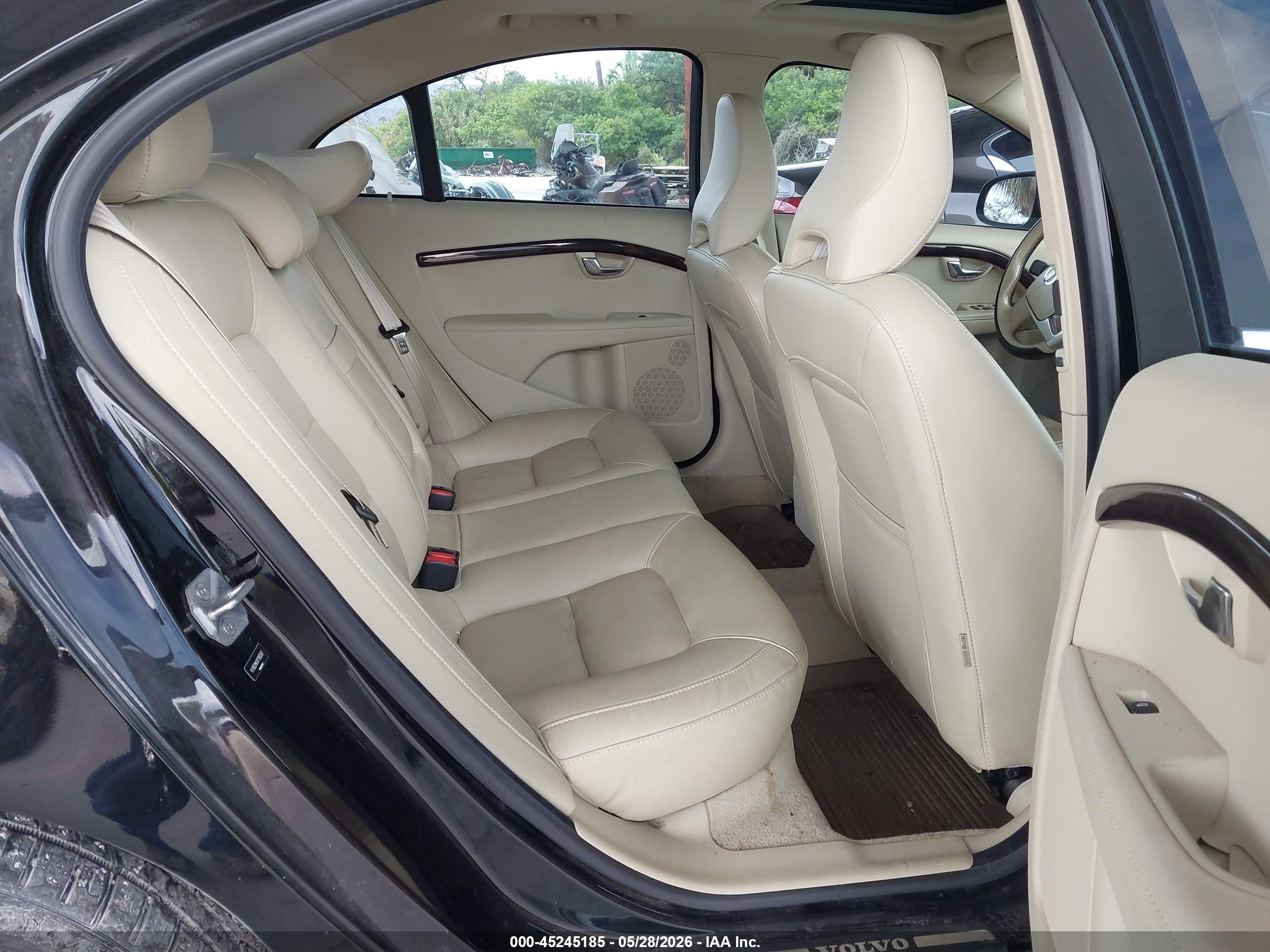 2015 Volvo S80 T6 Black vin: YV1902MKXF1190367