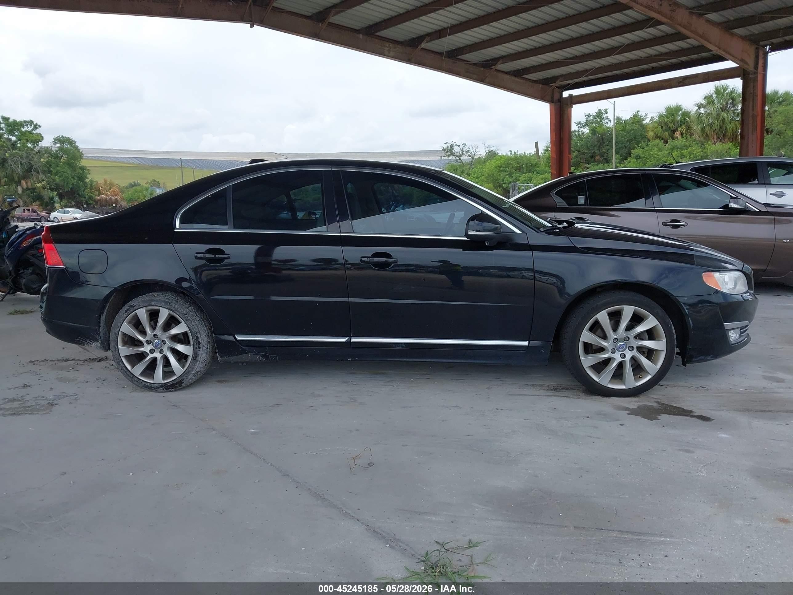 2015 Volvo S80 T6 Black vin: YV1902MKXF1190367