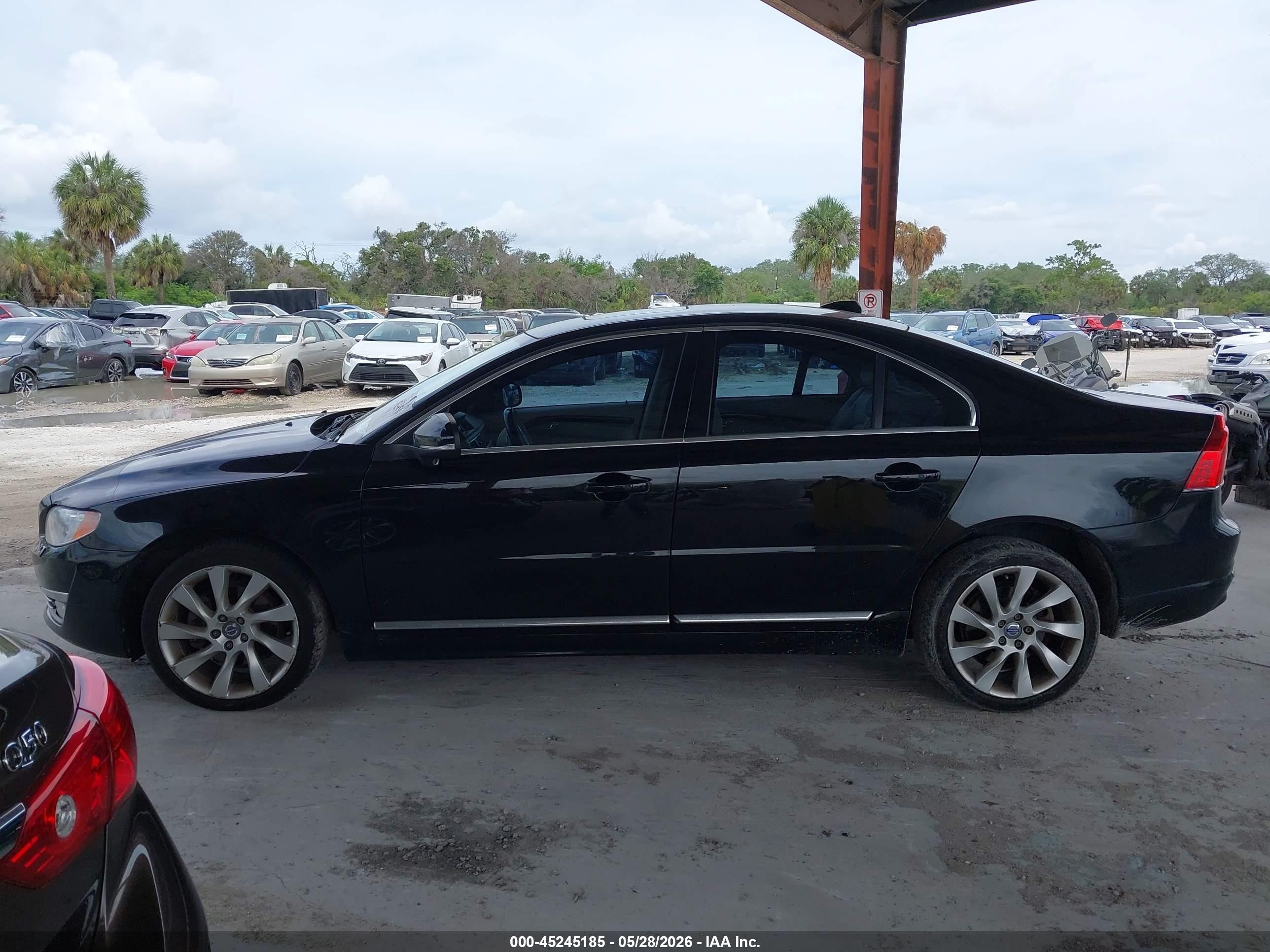 2015 Volvo S80 T6 Black vin: YV1902MKXF1190367