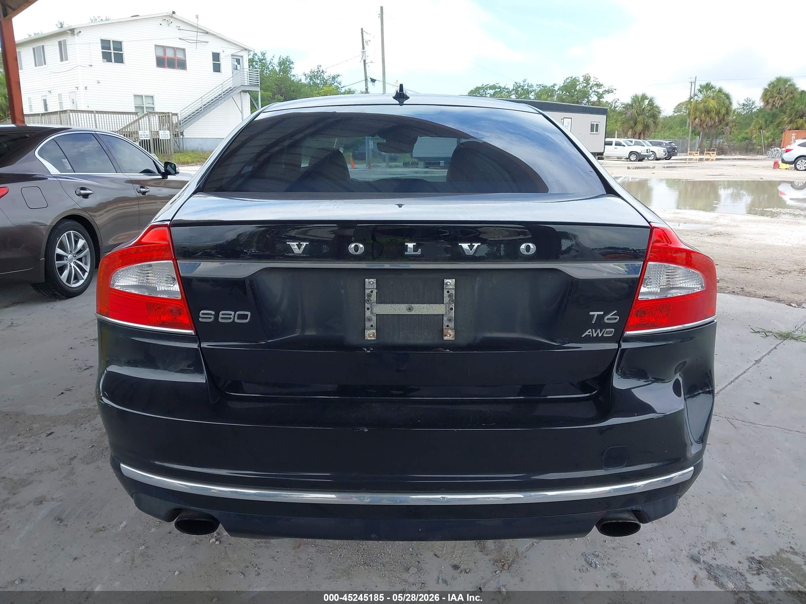 2015 Volvo S80 T6 Black vin: YV1902MKXF1190367