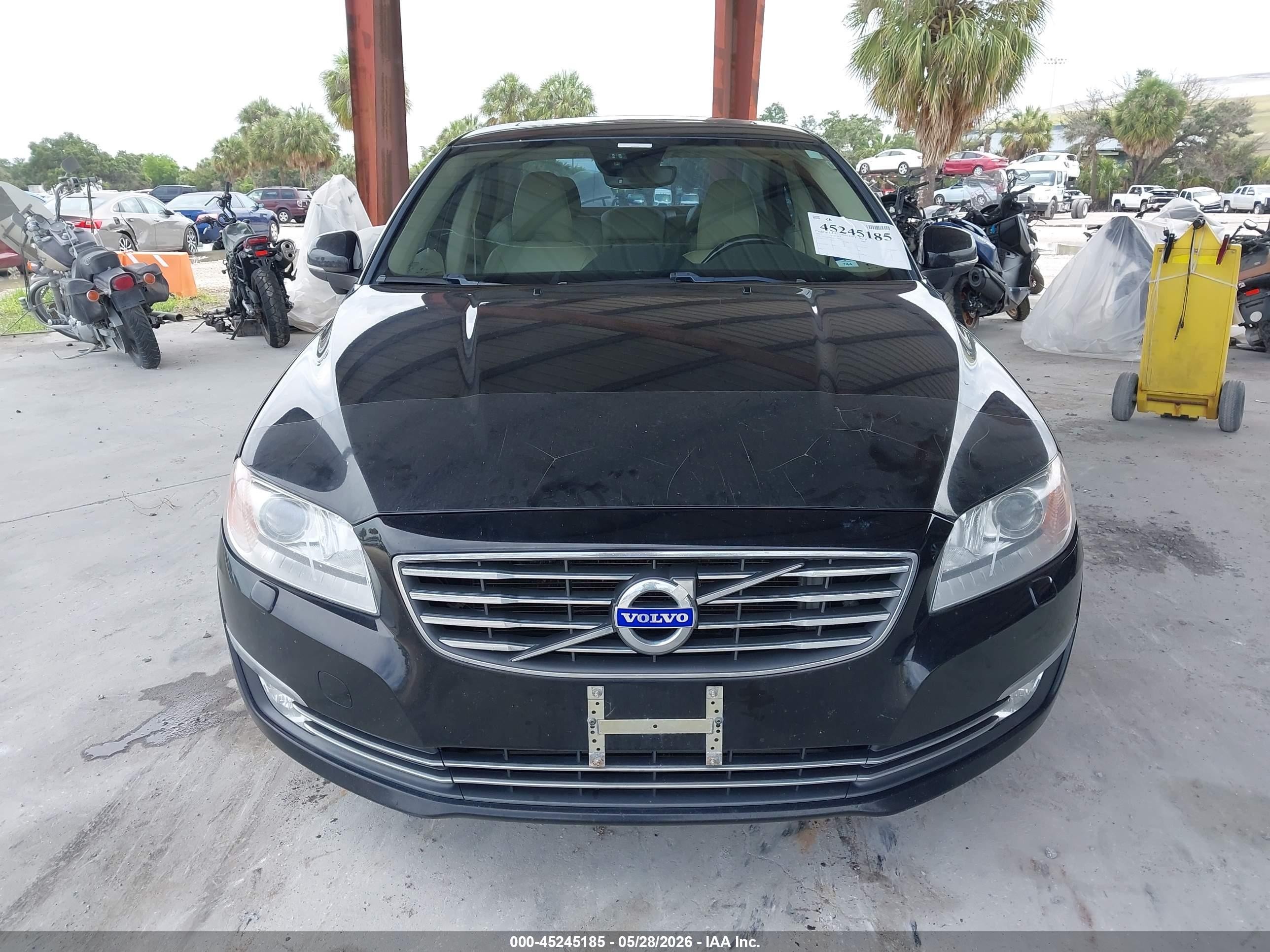 2015 Volvo S80 T6 Black vin: YV1902MKXF1190367