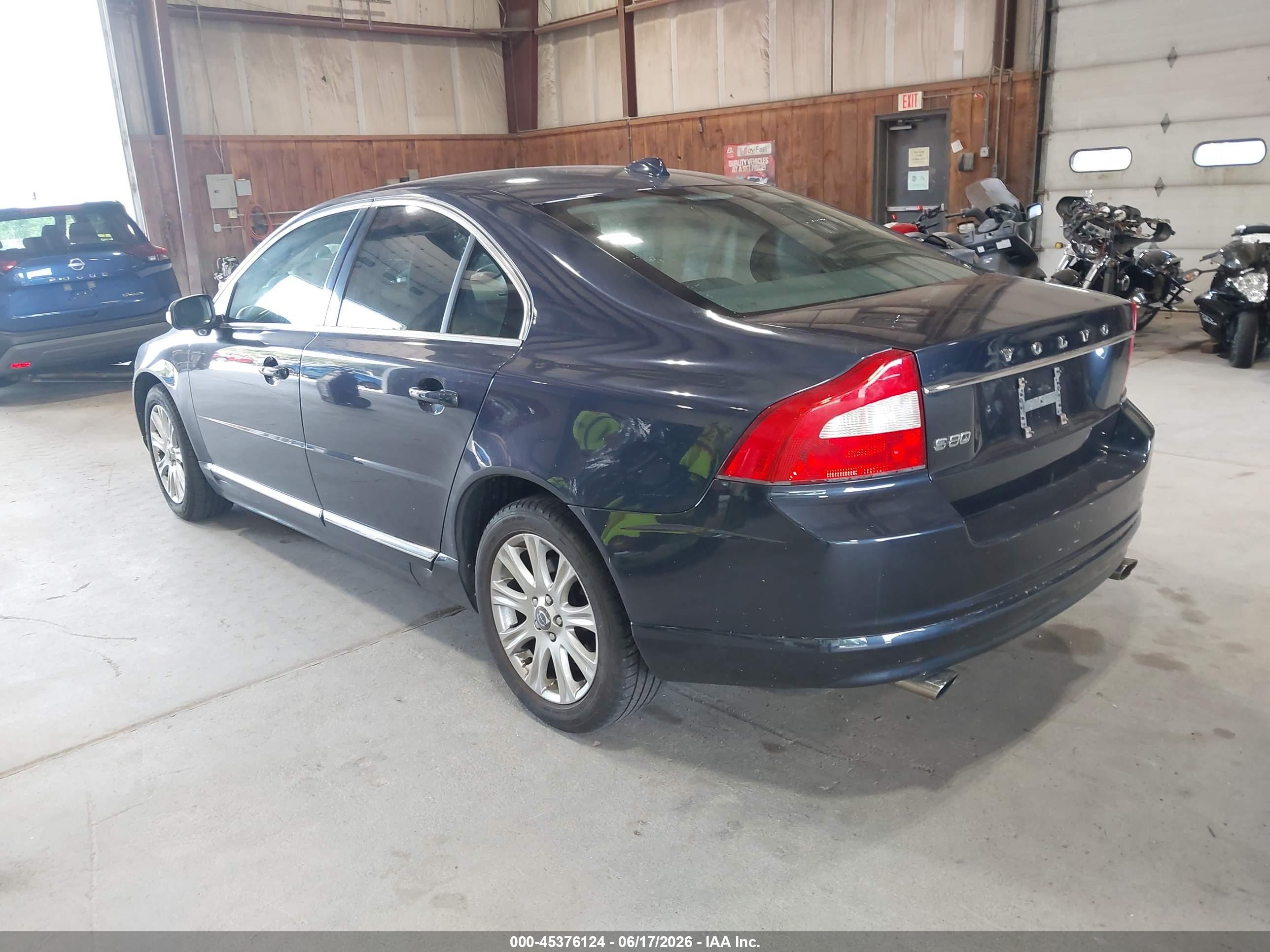 2011 Volvo S80 3.2l Blue vin: YV1940AS2B1137914
