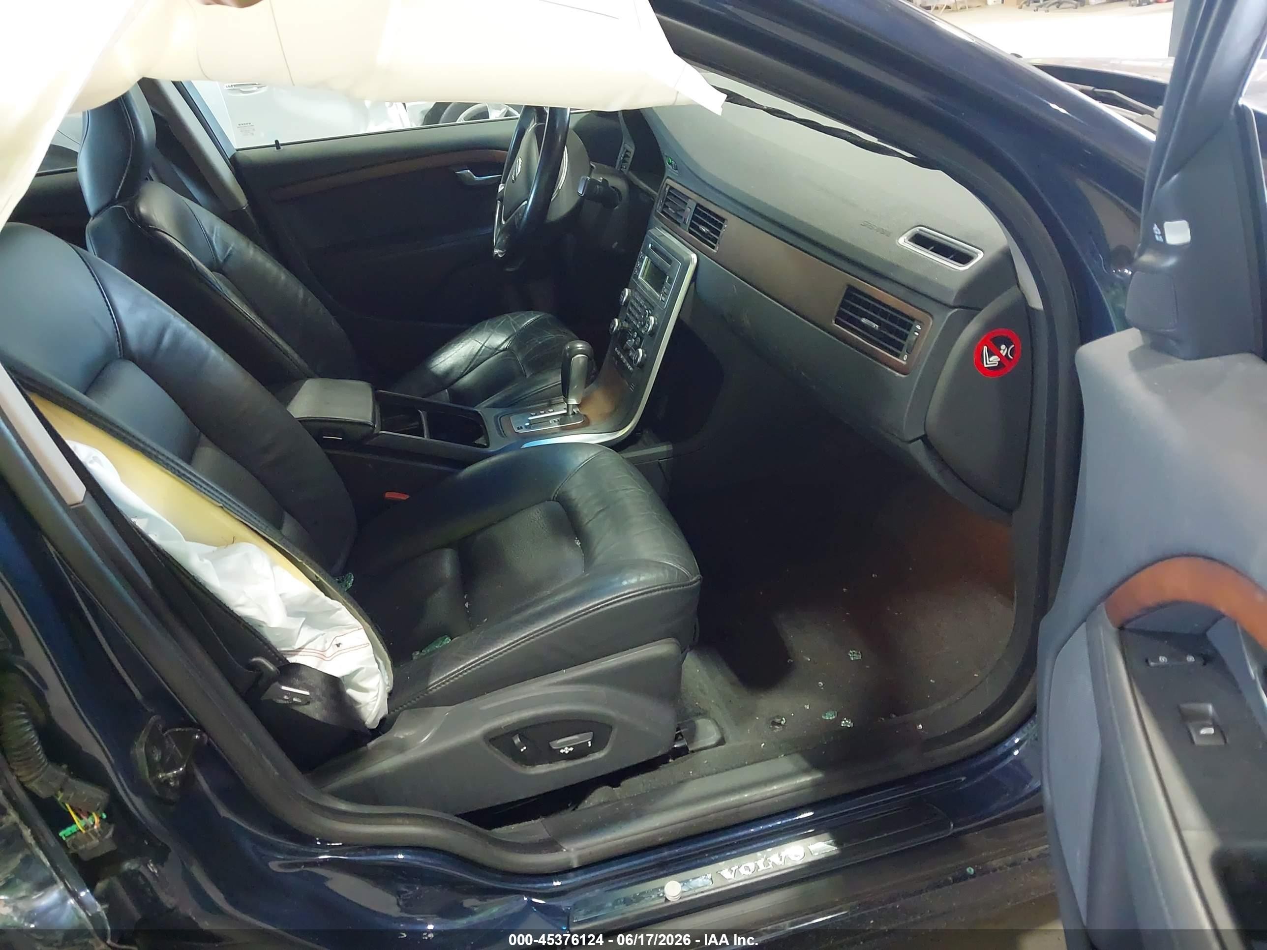 2011 Volvo S80 3.2l Blue vin: YV1940AS2B1137914
