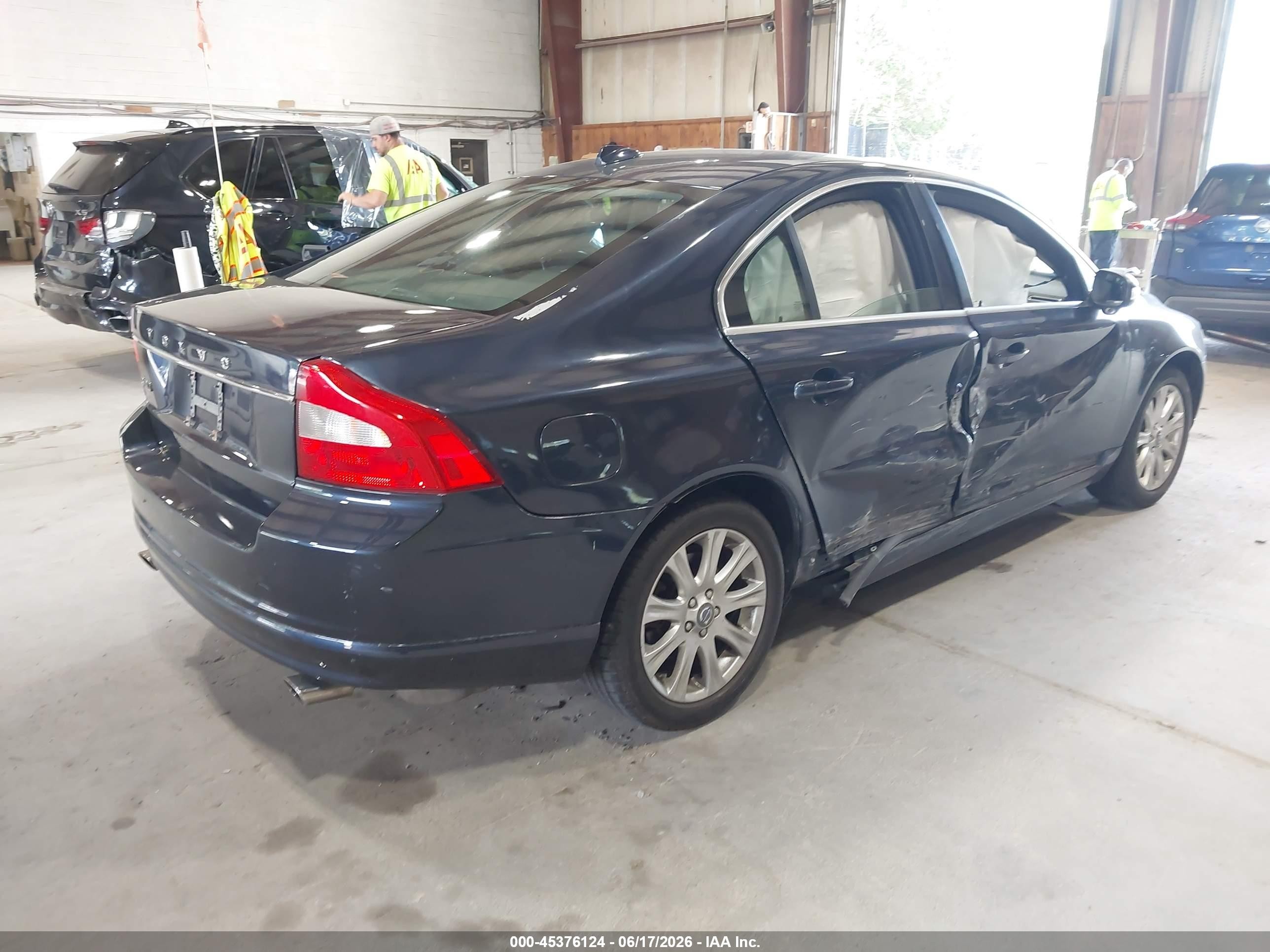 2011 Volvo S80 3.2l Blue vin: YV1940AS2B1137914