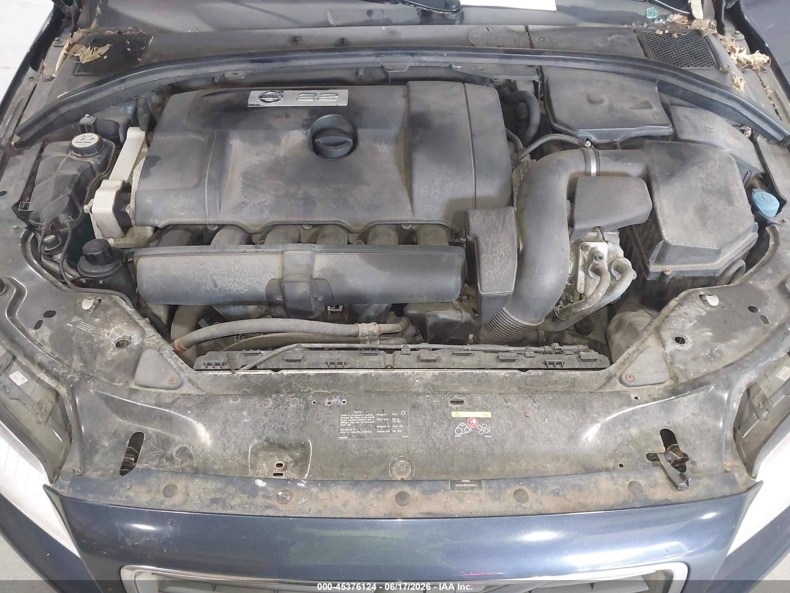 2011 Volvo S80 3.2l Blue vin: YV1940AS2B1137914