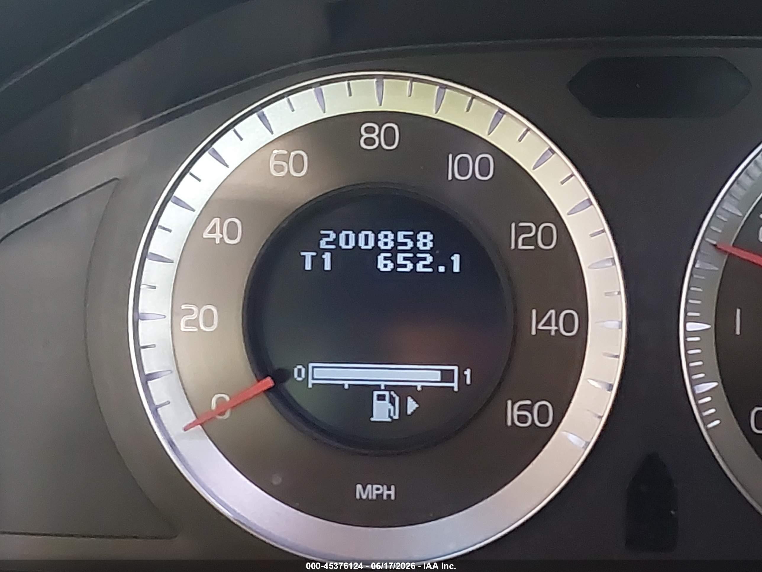 2011 Volvo S80 3.2l Blue vin: YV1940AS2B1137914