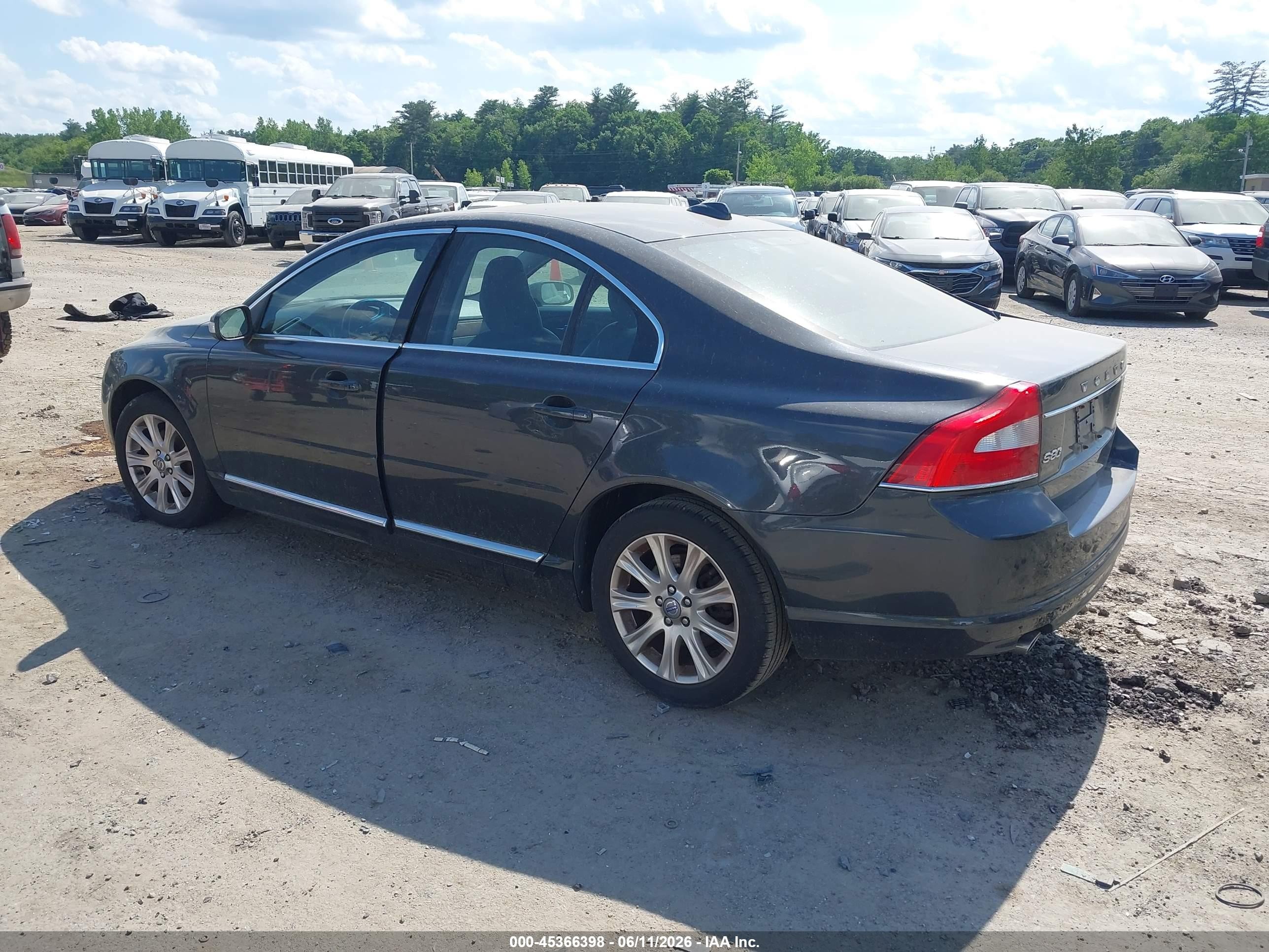 2011 Volvo S80 3.2l Черный vin: YV1940AS2B1147018