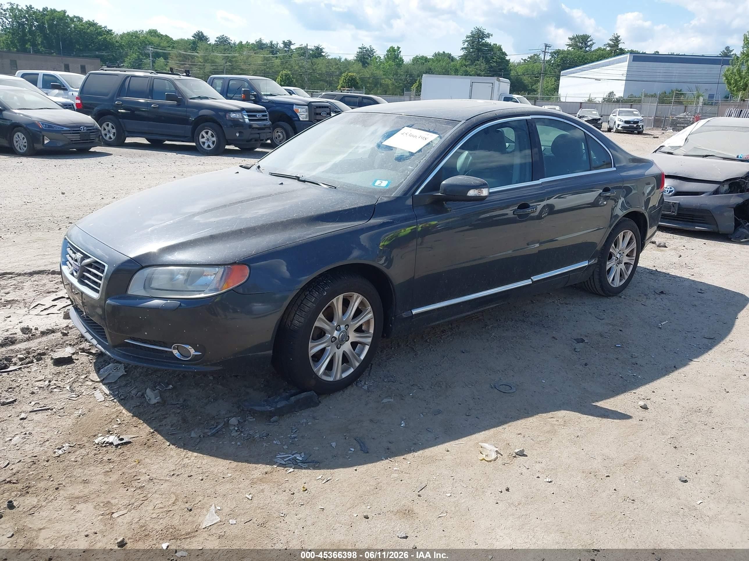 2011 Volvo S80 3.2l Черный vin: YV1940AS2B1147018