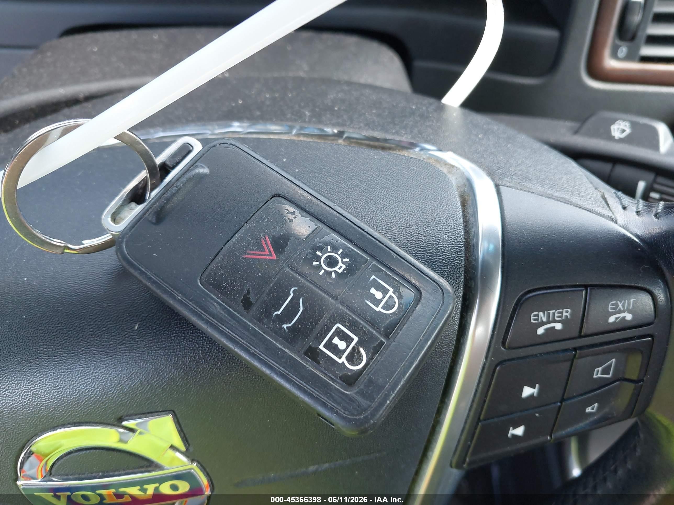 2011 Volvo S80 3.2l Черный vin: YV1940AS2B1147018