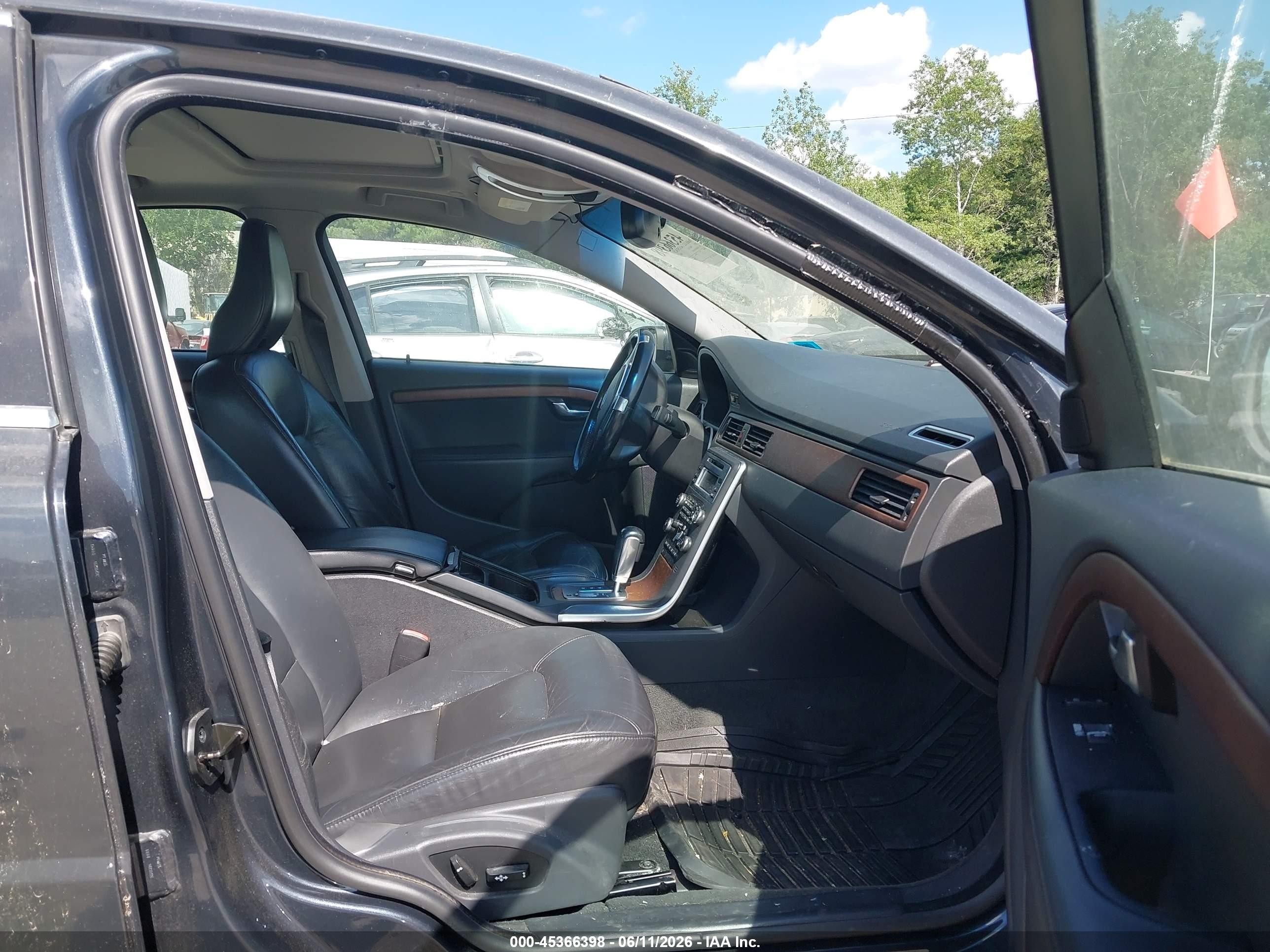 2011 Volvo S80 3.2l Черный vin: YV1940AS2B1147018