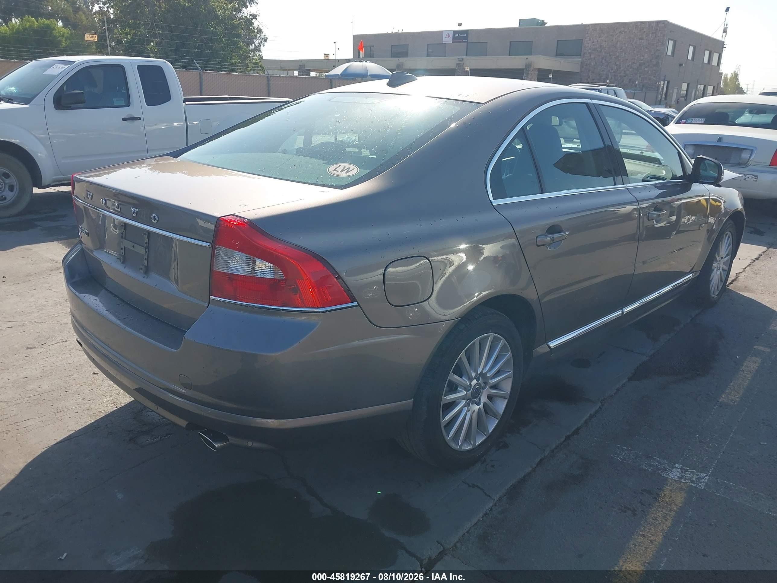 2012 Volvo S80 3.2l Premier Plus Dark Brown vin: YV1940AS3C1151273