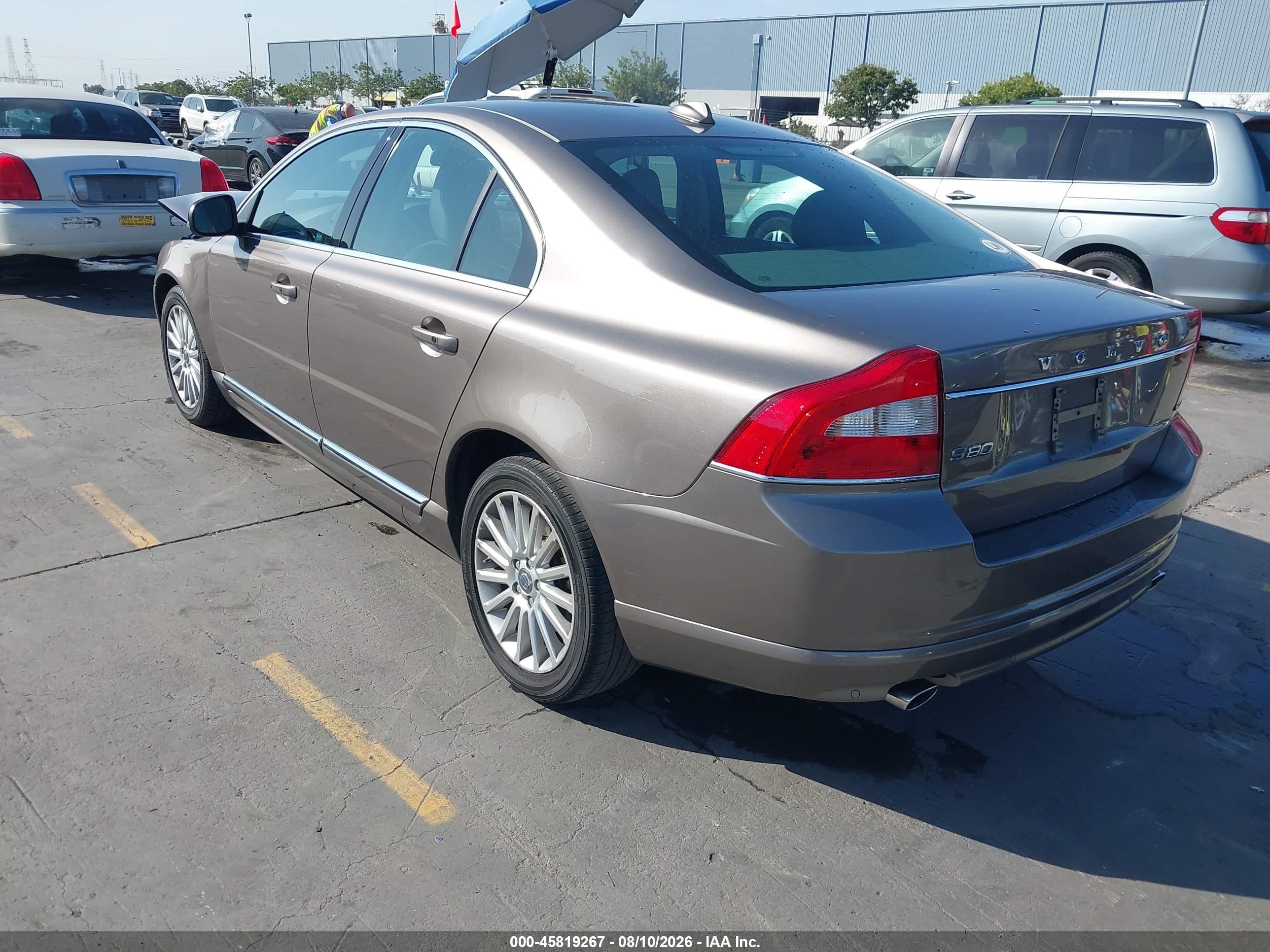 2012 Volvo S80 3.2l Premier Plus Dark Brown vin: YV1940AS3C1151273