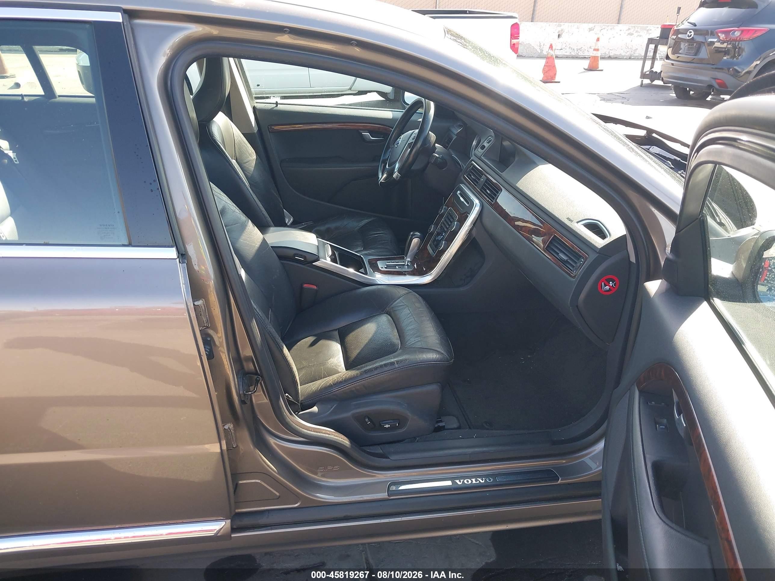 2012 Volvo S80 3.2l Premier Plus Dark Brown vin: YV1940AS3C1151273