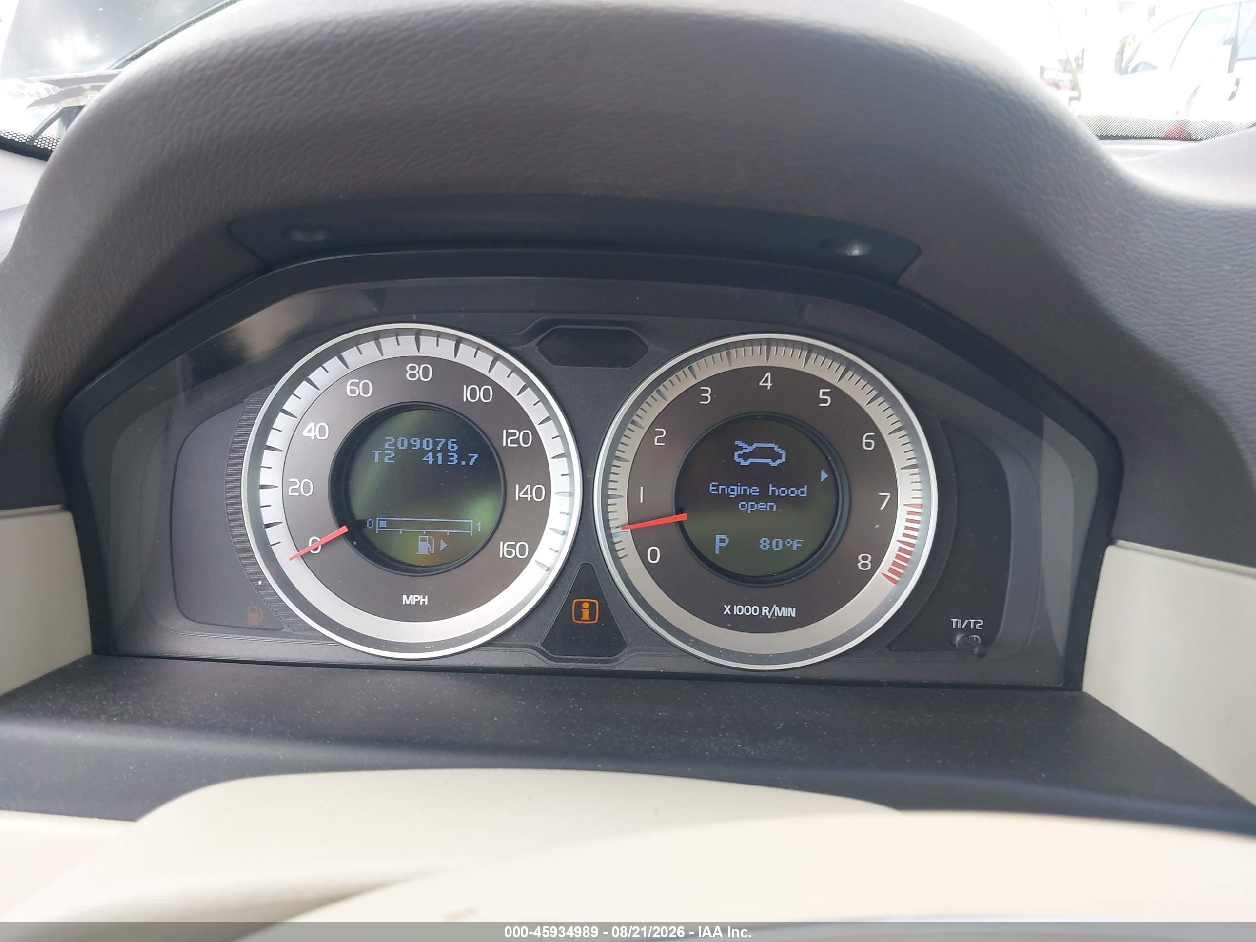 2013 Volvo S80 3.2l/3.2l Platinum/3.2l Premier Plus Black vin: YV1940AS3D1170083