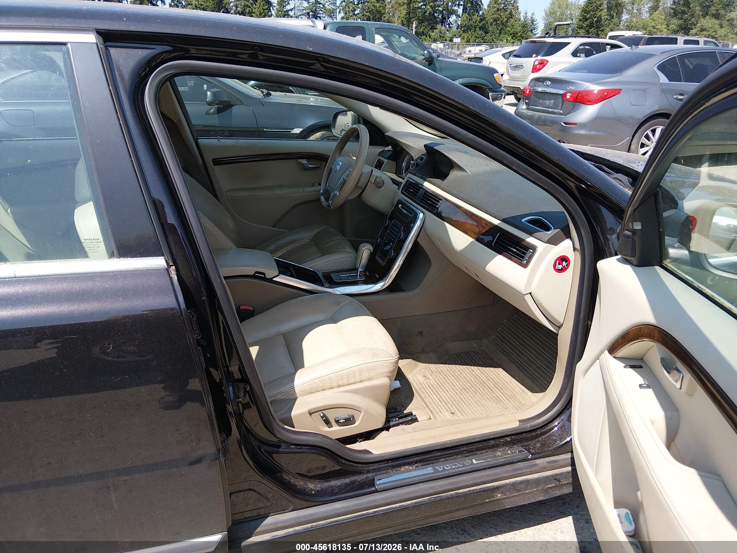 2012 Volvo S80 3.2l/3.2l Platinum/3.2l Premier Plus Black vin: YV1940AS5C1162176