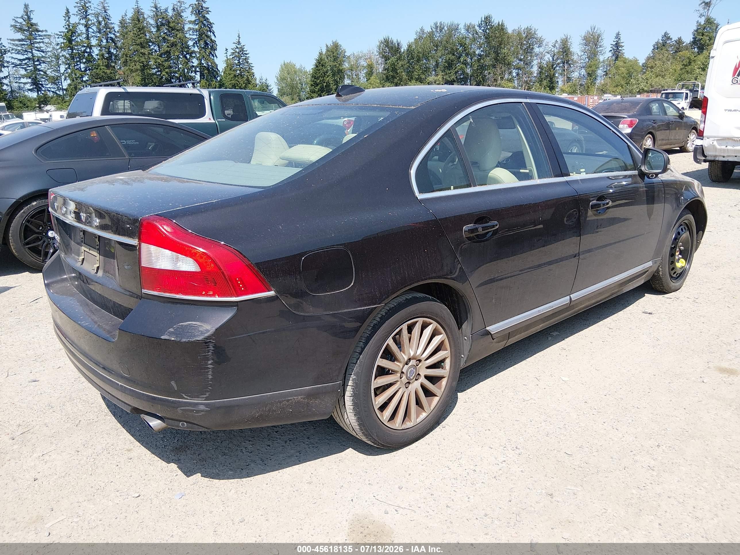 2012 Volvo S80 3.2l/3.2l Platinum/3.2l Premier Plus Black vin: YV1940AS5C1162176