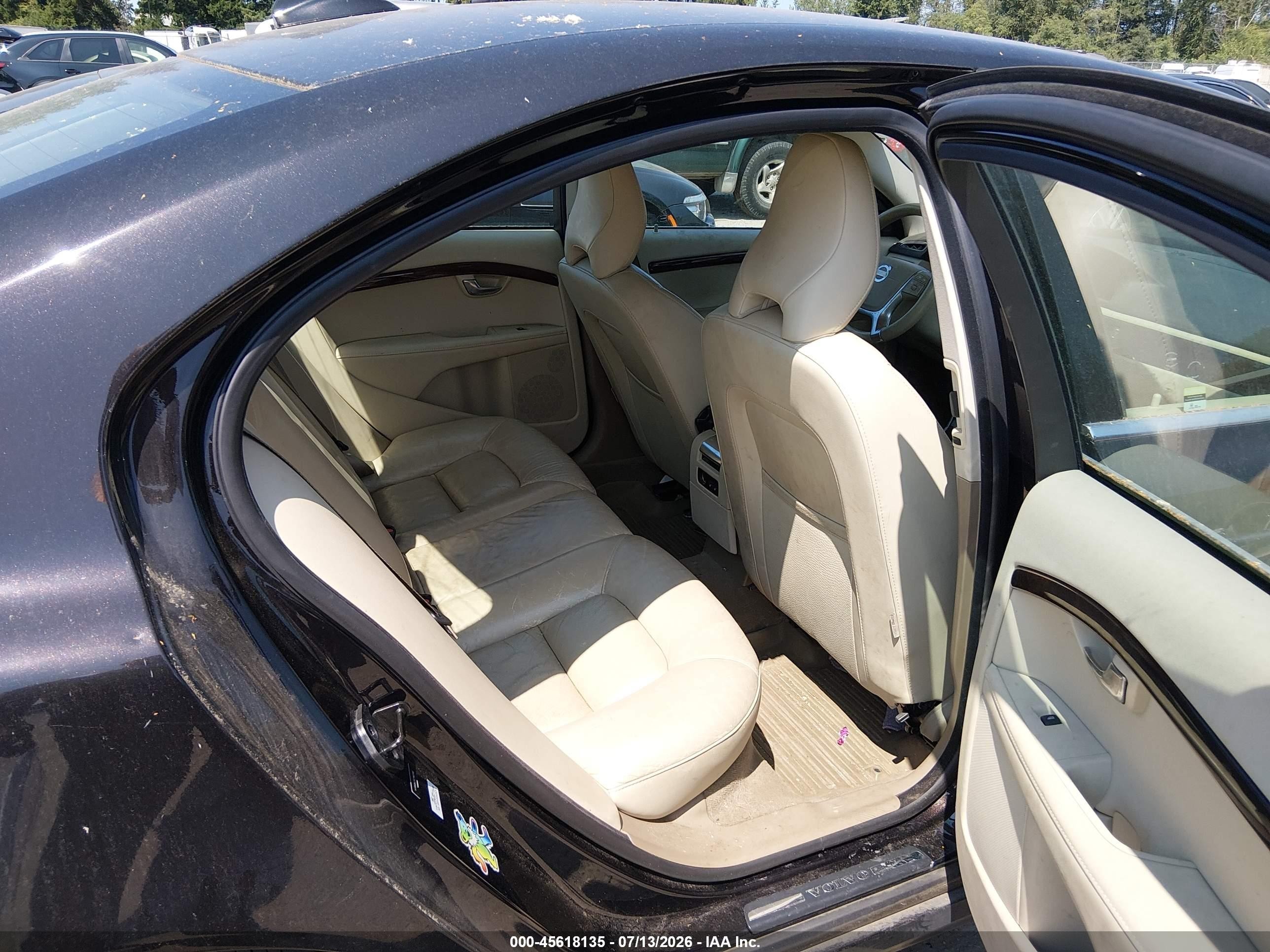 2012 Volvo S80 3.2l/3.2l Platinum/3.2l Premier Plus Black vin: YV1940AS5C1162176