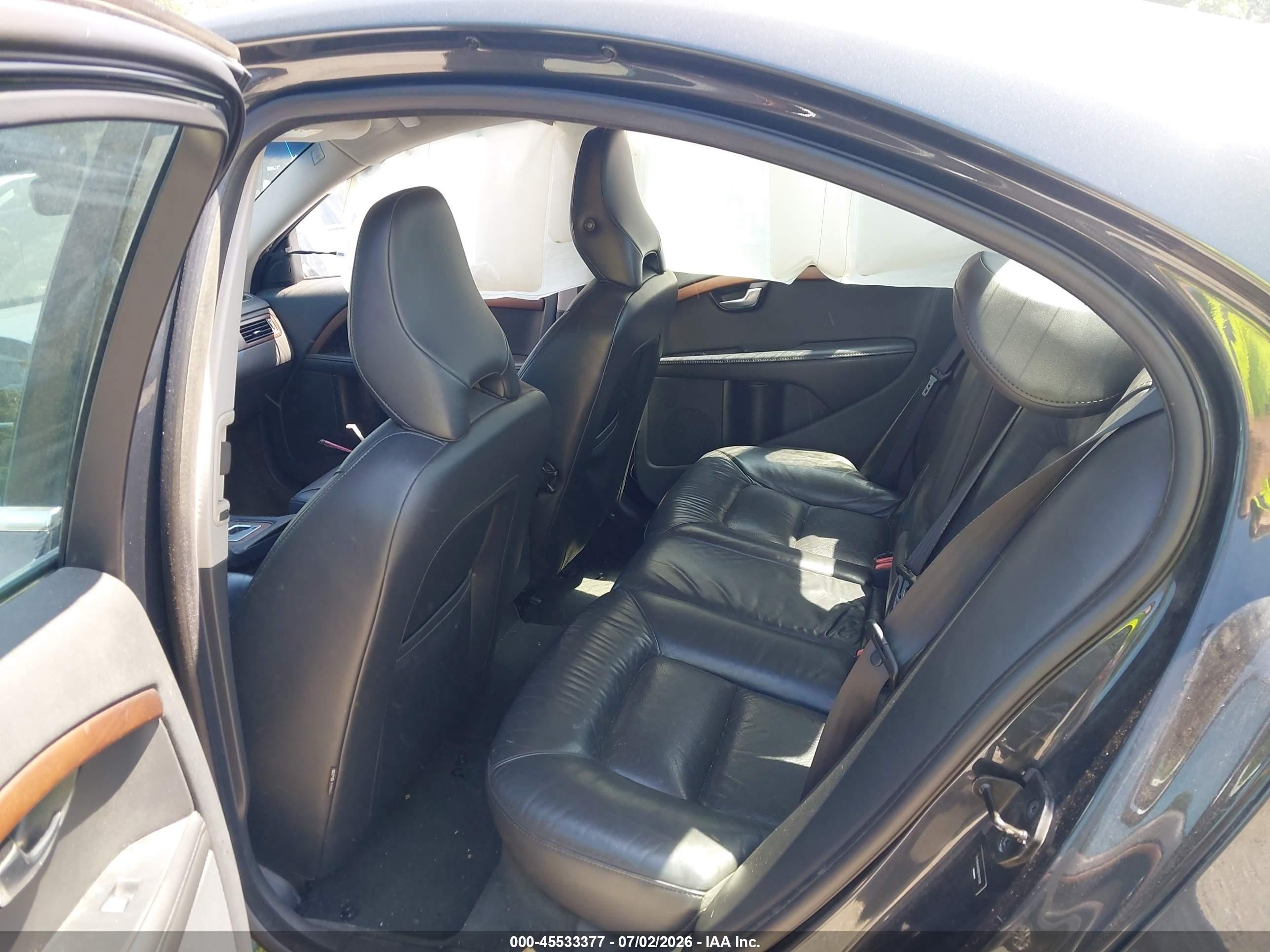 2011 Volvo S80 3.2 Black vin: YV1940AS6B1141139