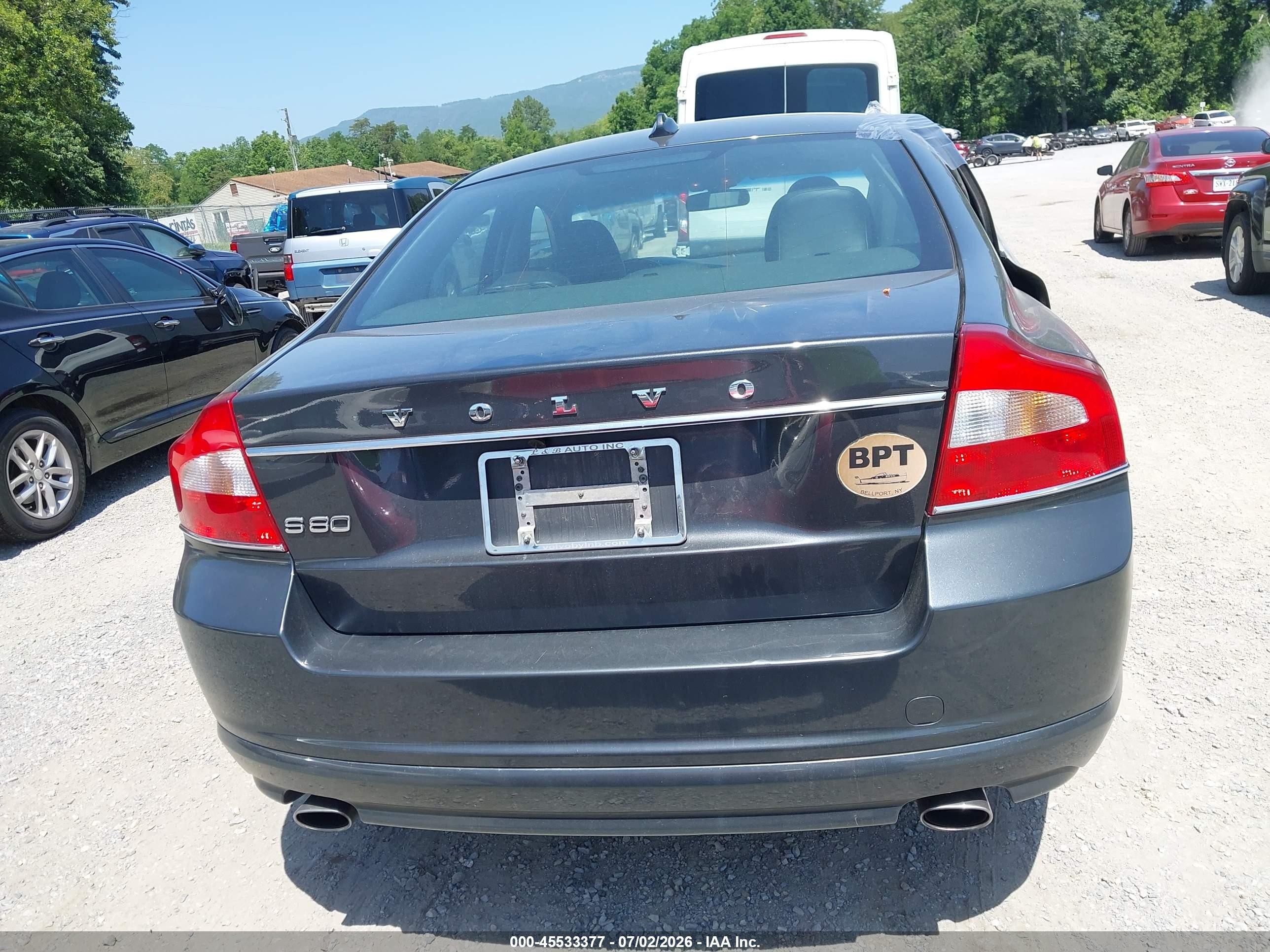 2011 Volvo S80 3.2 Black vin: YV1940AS6B1141139