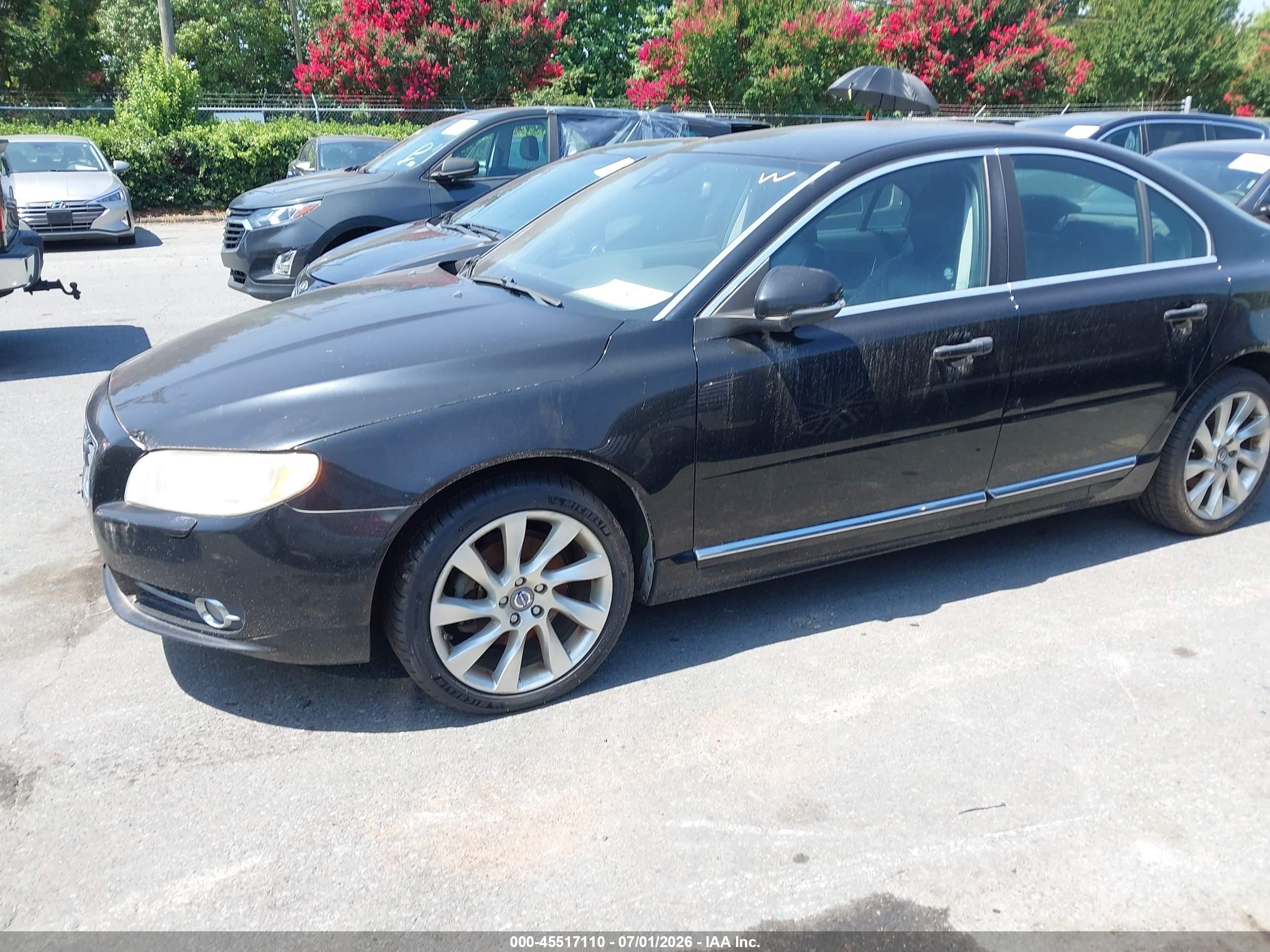 2013 Volvo S80 3.2l Black vin: YV1940AS6D1166108