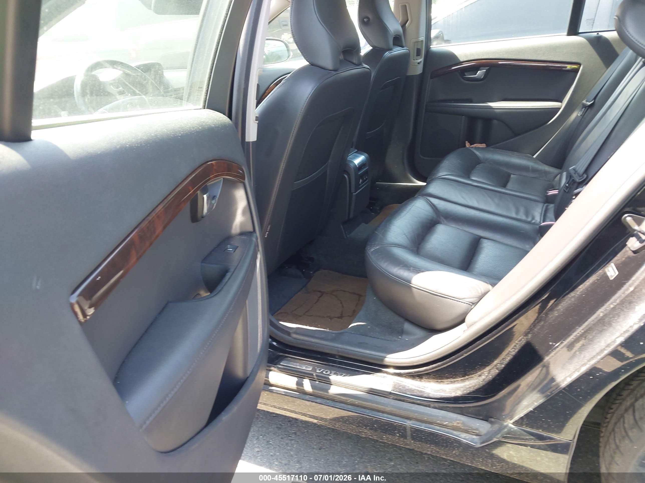 2013 Volvo S80 3.2l Black vin: YV1940AS6D1166108