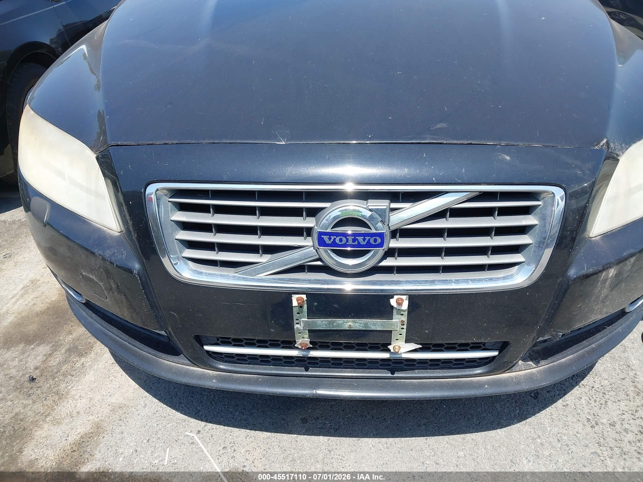2013 Volvo S80 3.2l Black vin: YV1940AS6D1166108