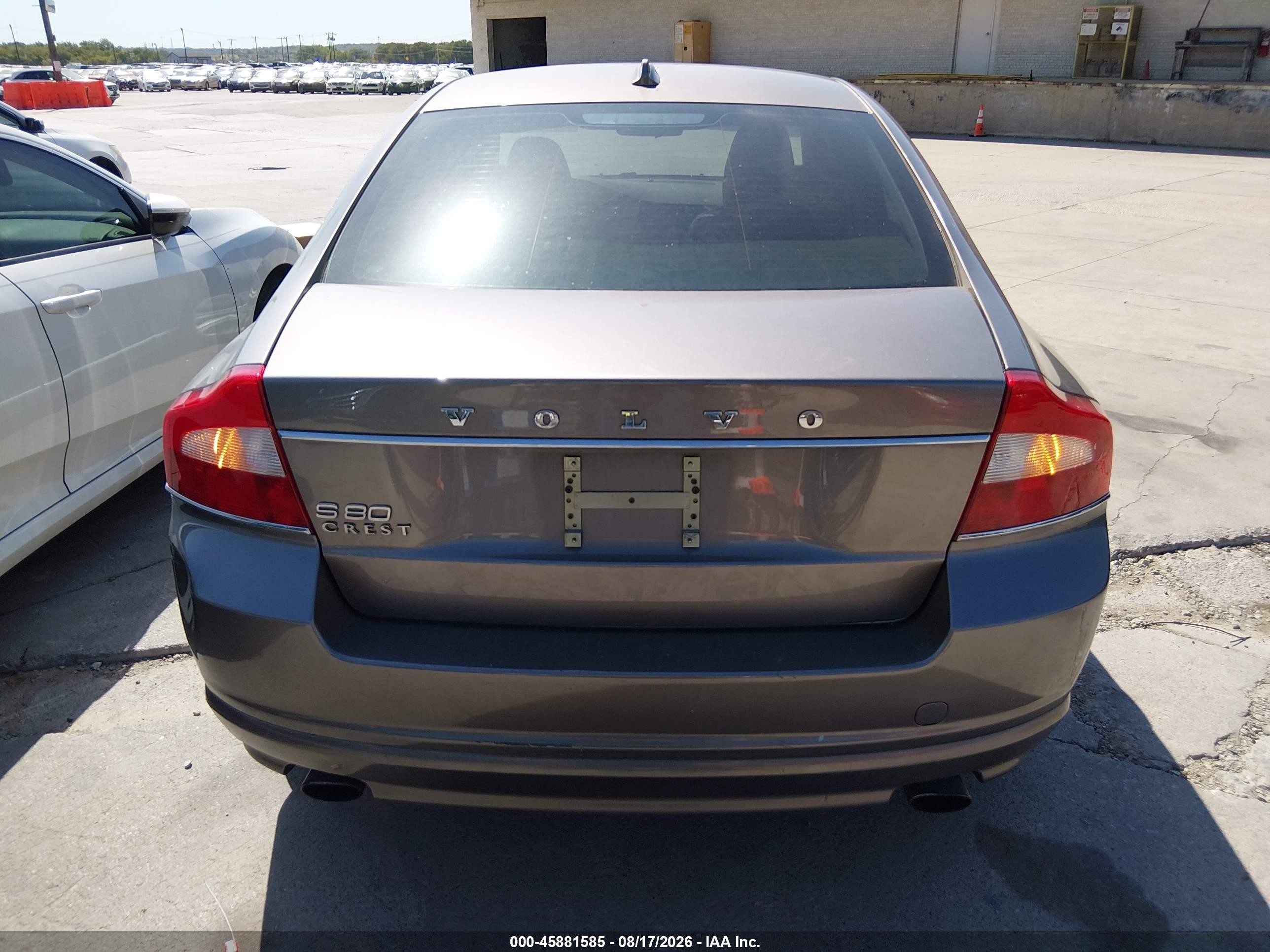 2011 Volvo S80 3.2 Brown vin: YV1940AS7B1145118