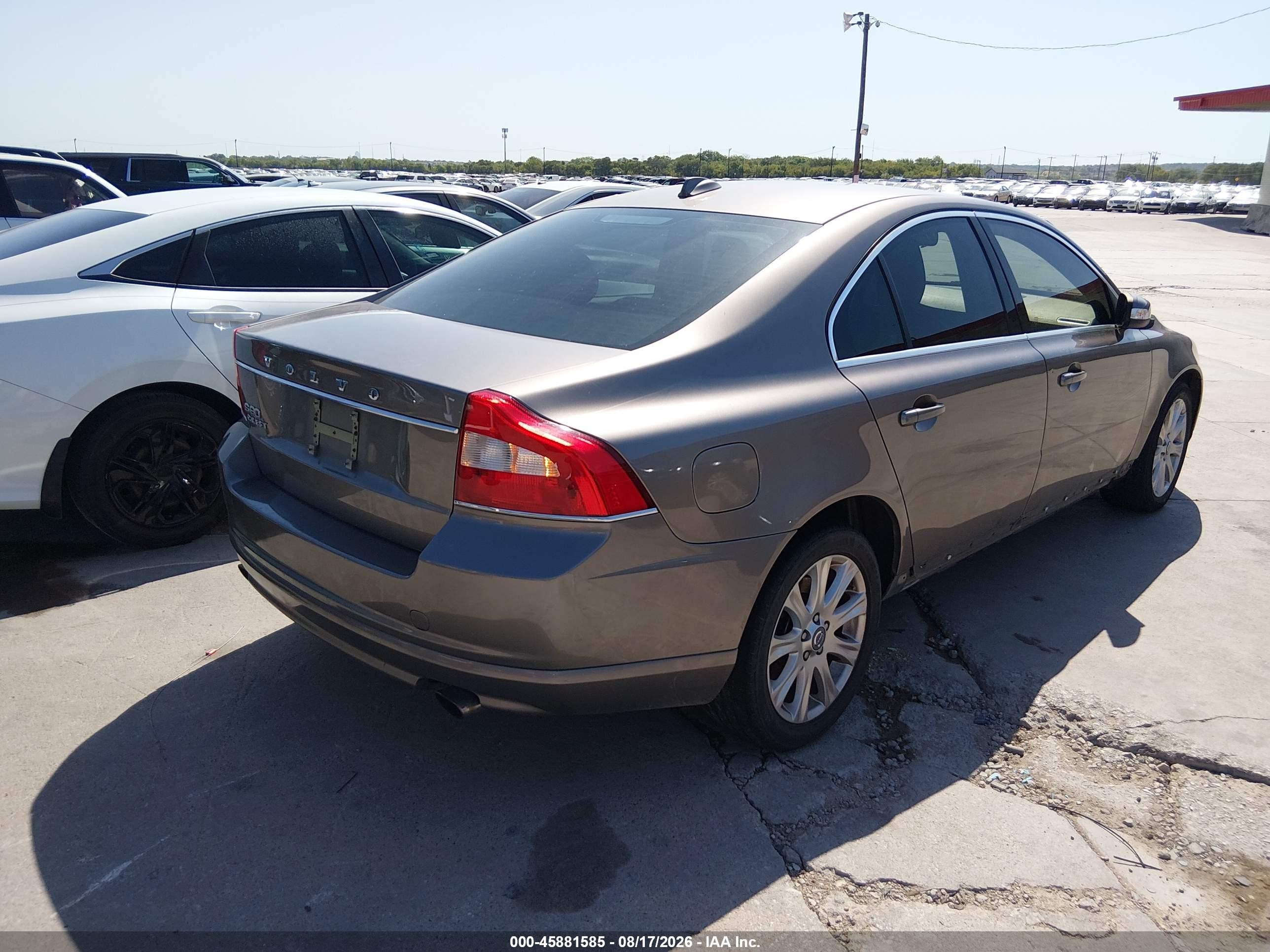 2011 Volvo S80 3.2 Brown vin: YV1940AS7B1145118