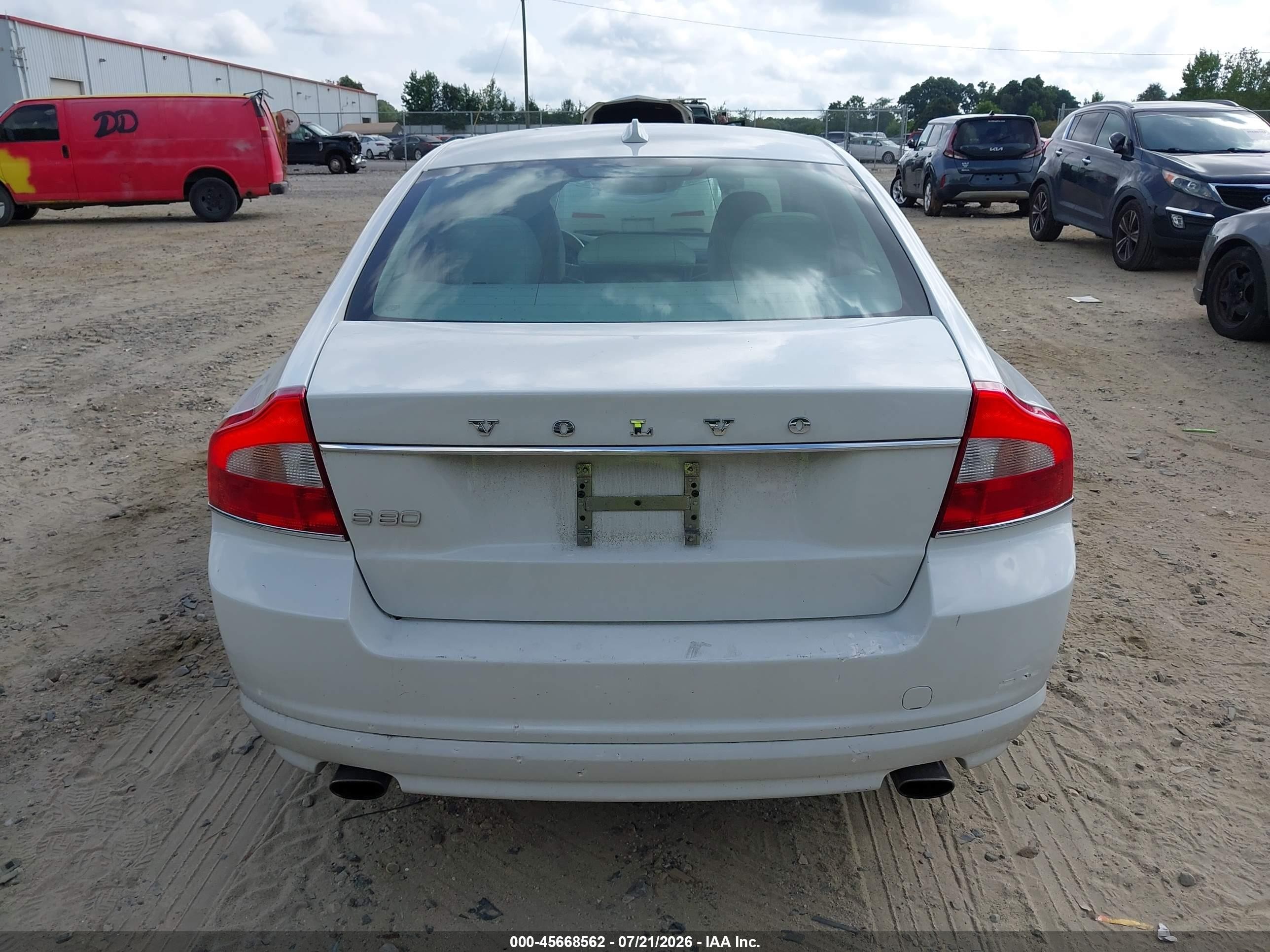 2011 Volvo S80 3.2 White vin: YV1940AS7B1145183