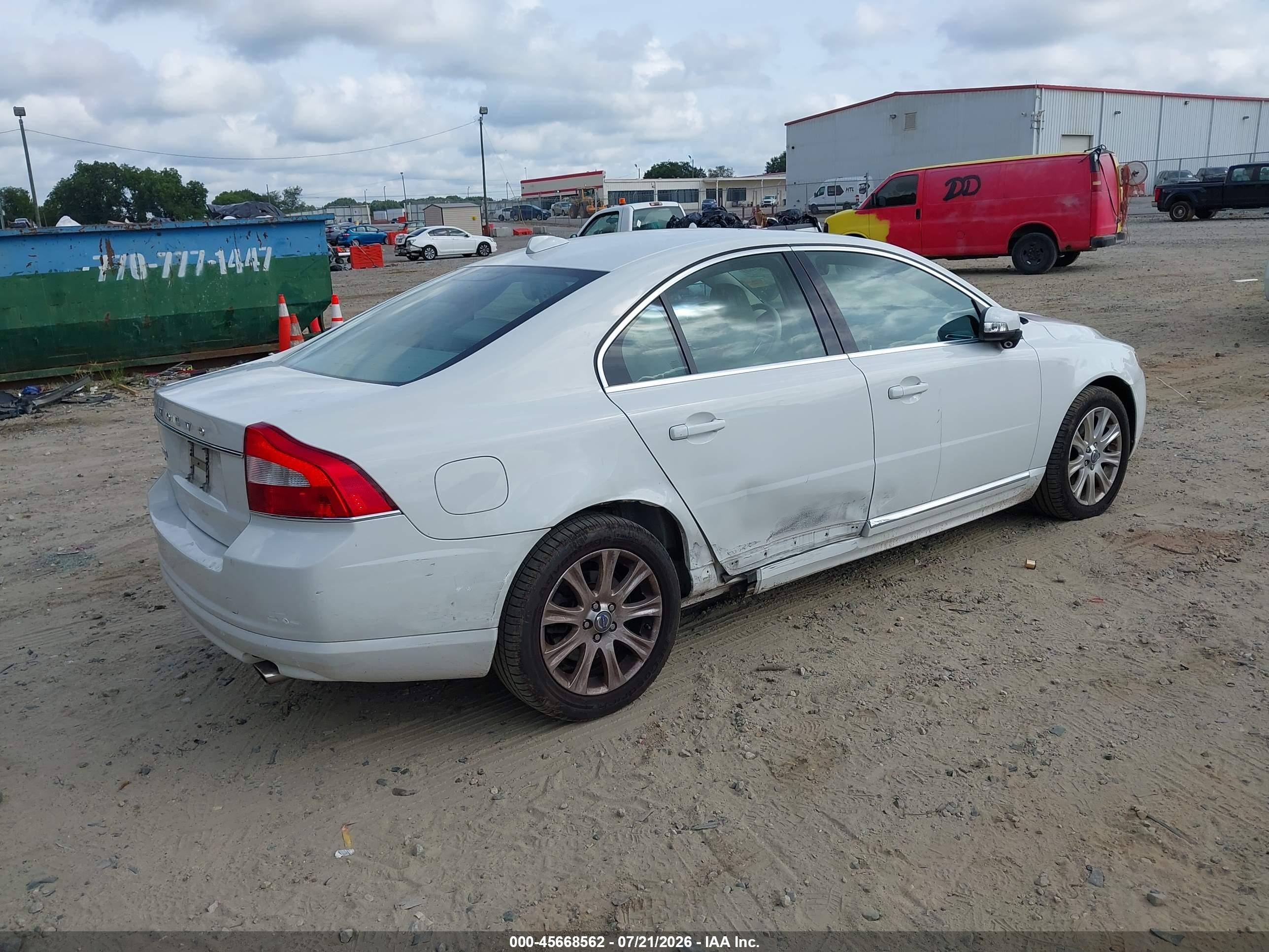 2011 Volvo S80 3.2 White vin: YV1940AS7B1145183