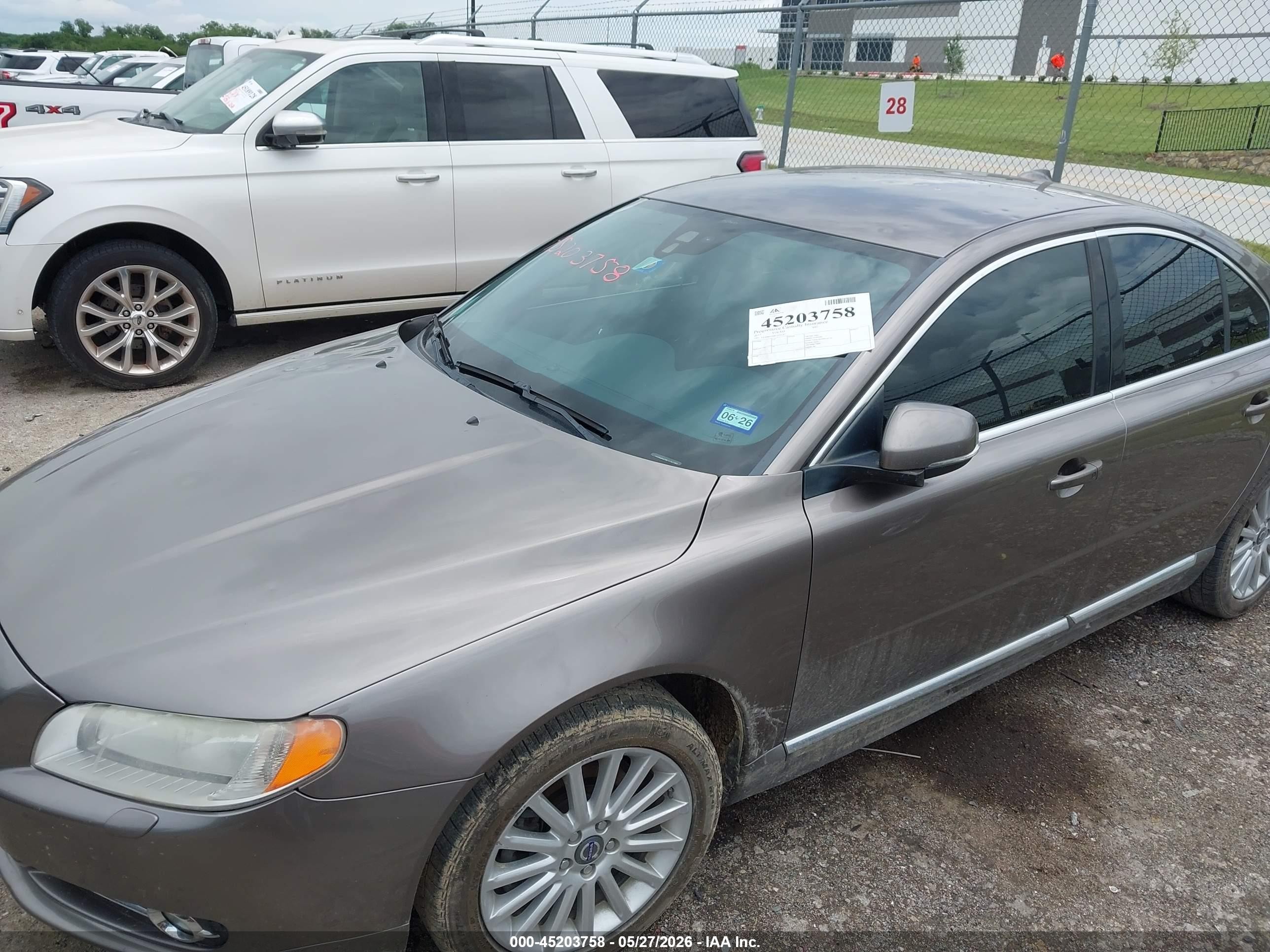2012 Volvo S80 3.2/3.2 Platinum/3.2 Premier Plus Brown vin: YV1940AS8C1151267