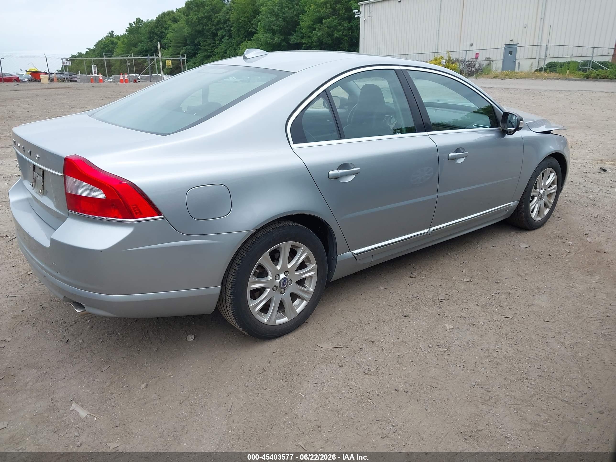 2011 Volvo S80 3.2l Silver vin: YV1940AS9B1136470