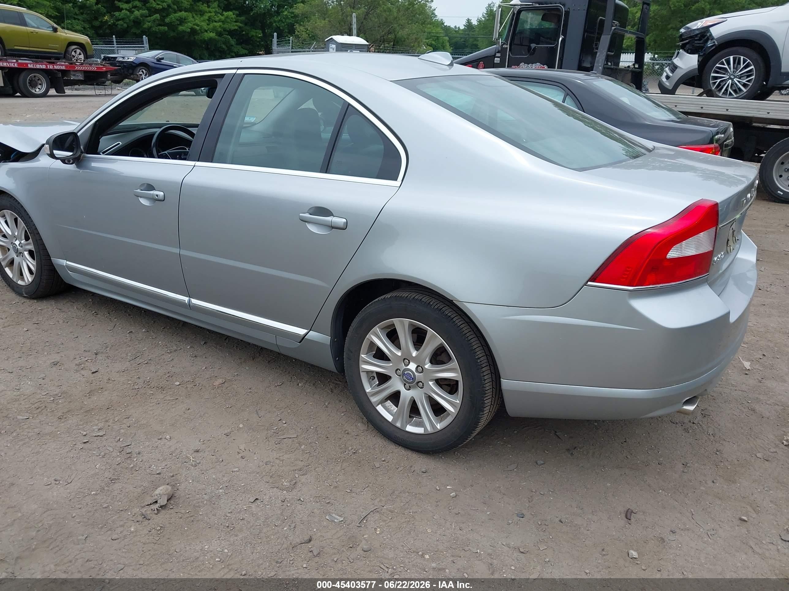 2011 Volvo S80 3.2l Silver vin: YV1940AS9B1136470