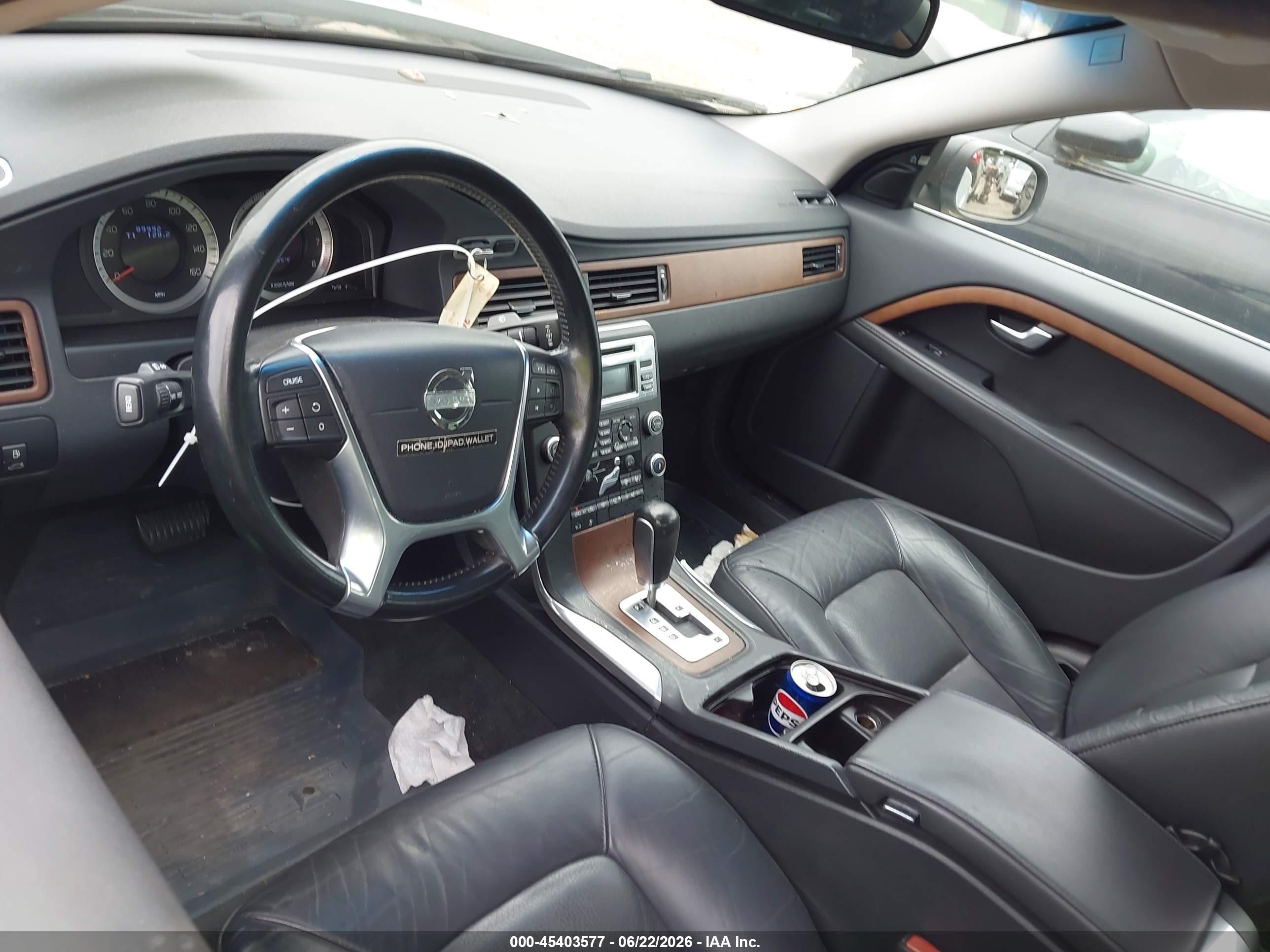 2011 Volvo S80 3.2l Silver vin: YV1940AS9B1136470