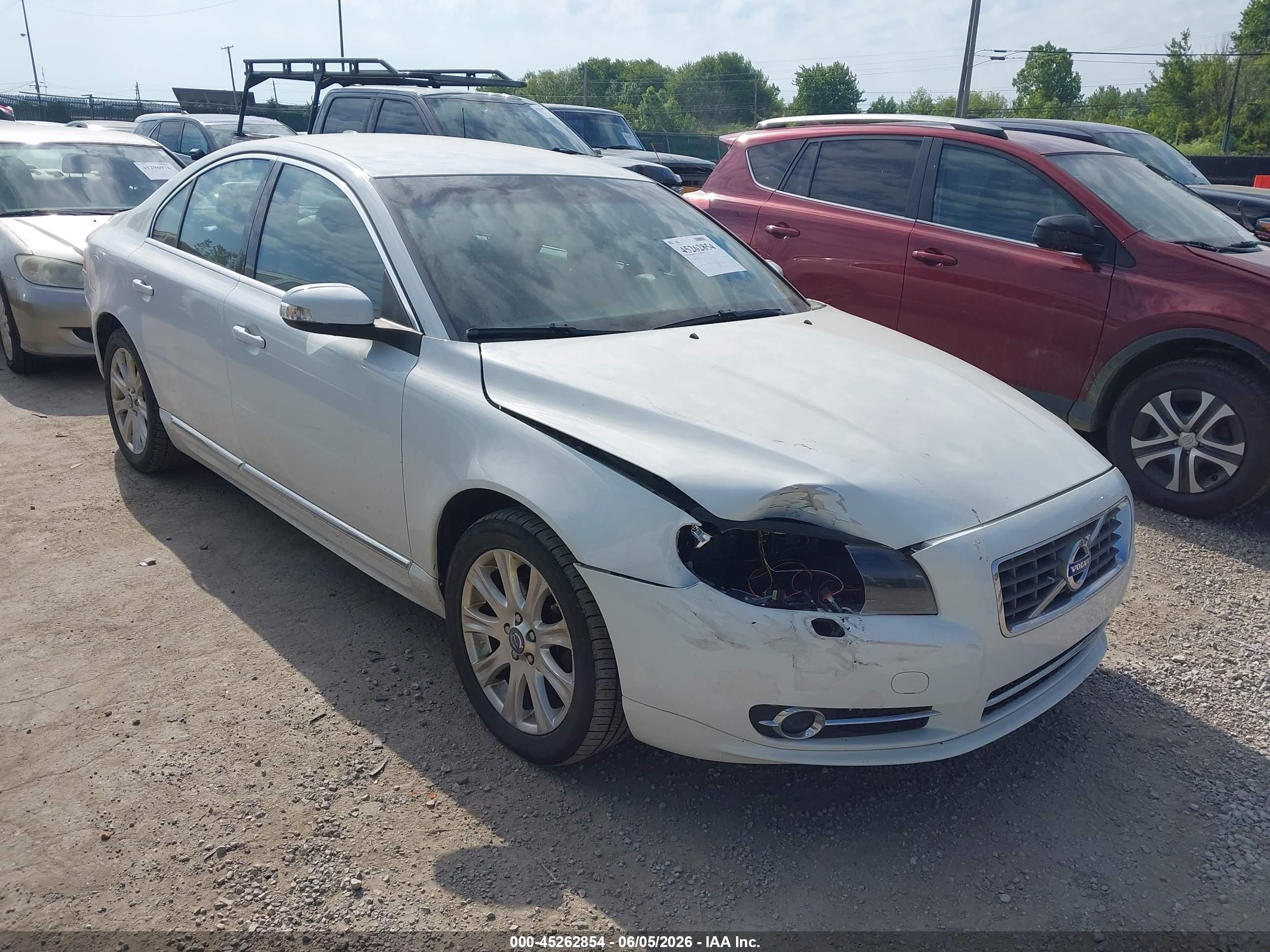 2011 Volvo S80 3.2 White vin: YV1940AS9B1136677